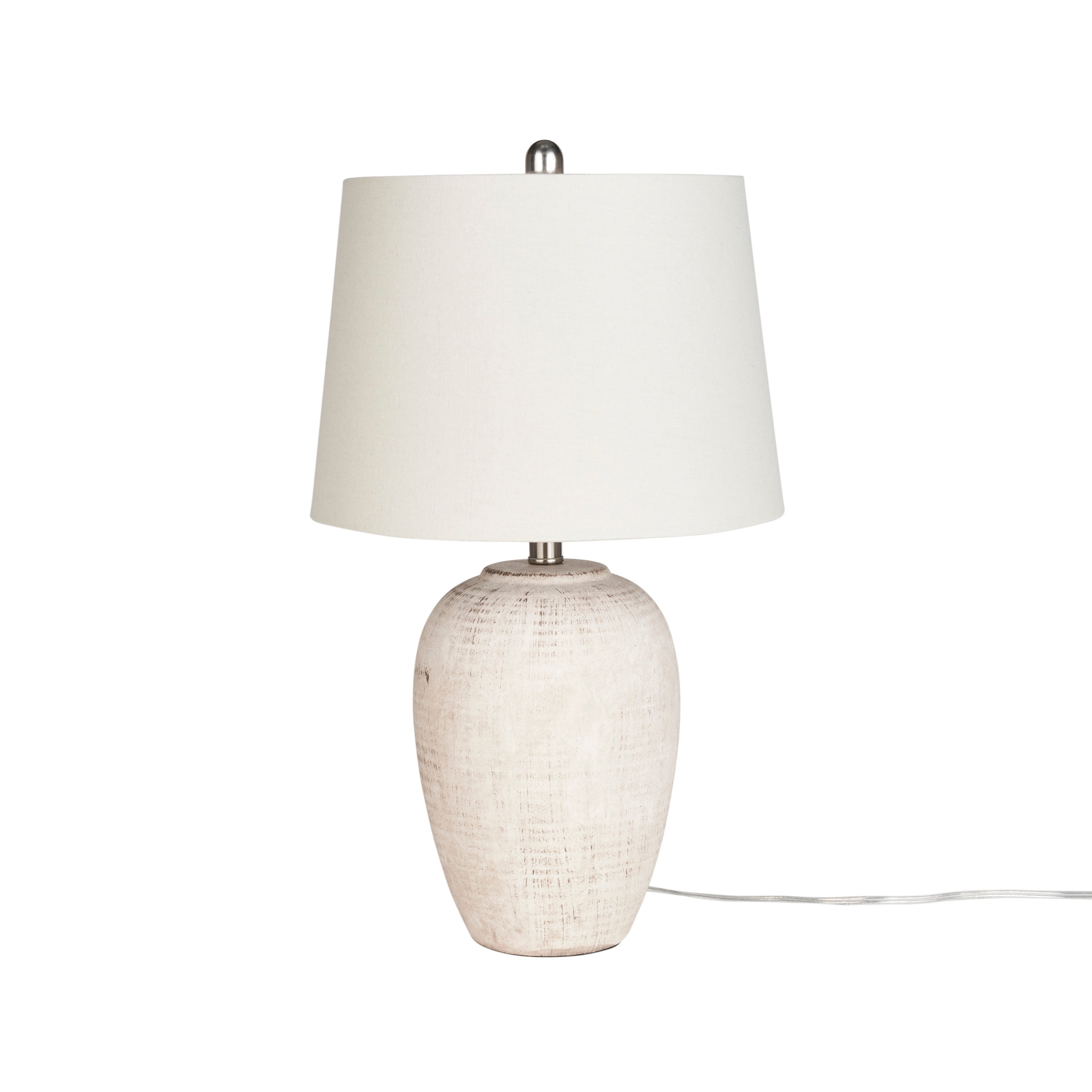 Nourison 23 Unglazed Ceramic Jar Table Lamp