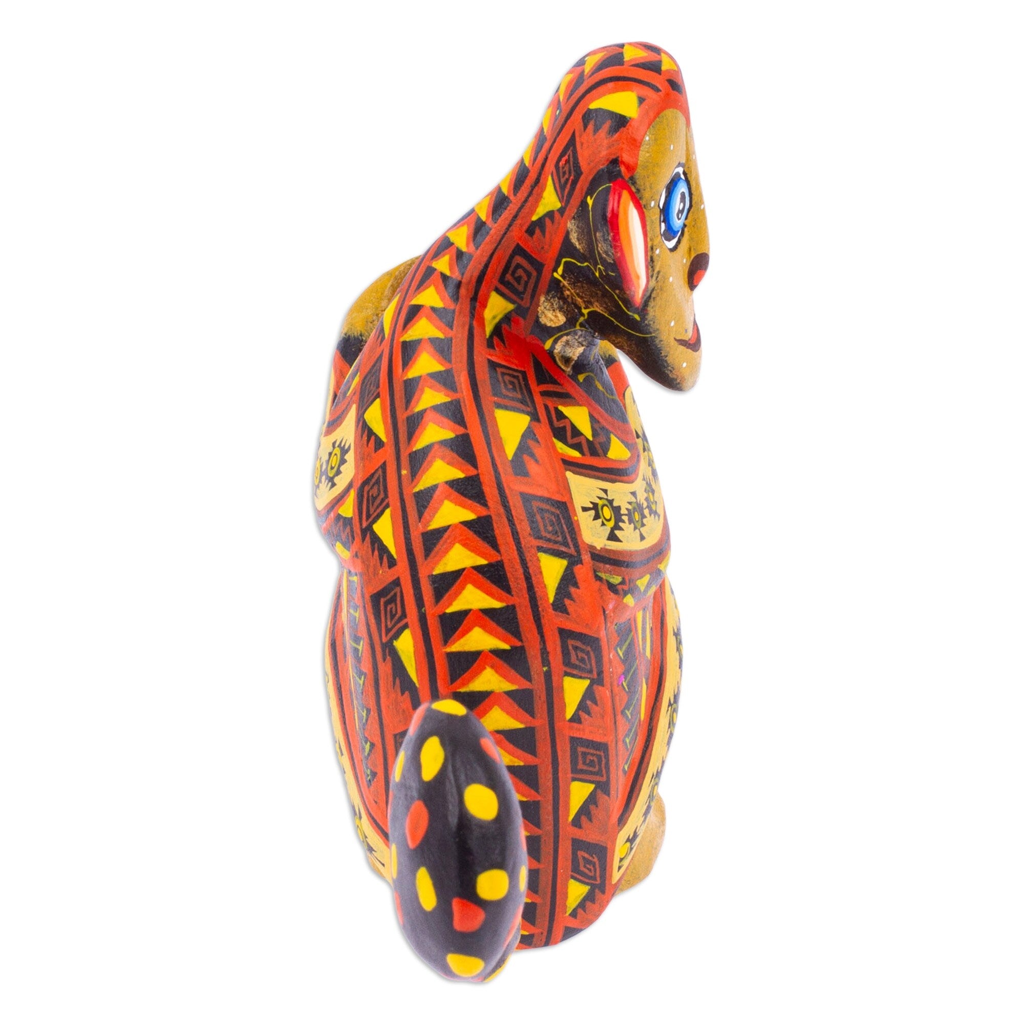 Novica Handmade Playful Soul Wood Alebrije Figurine