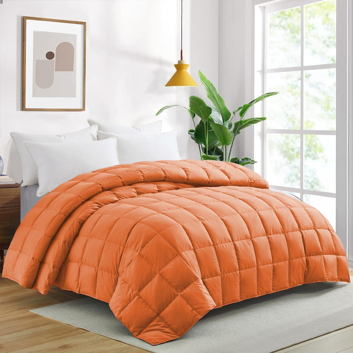 All-Season Ultra-Soft Down Bed Throw Blanket for Outdoor and Indoor