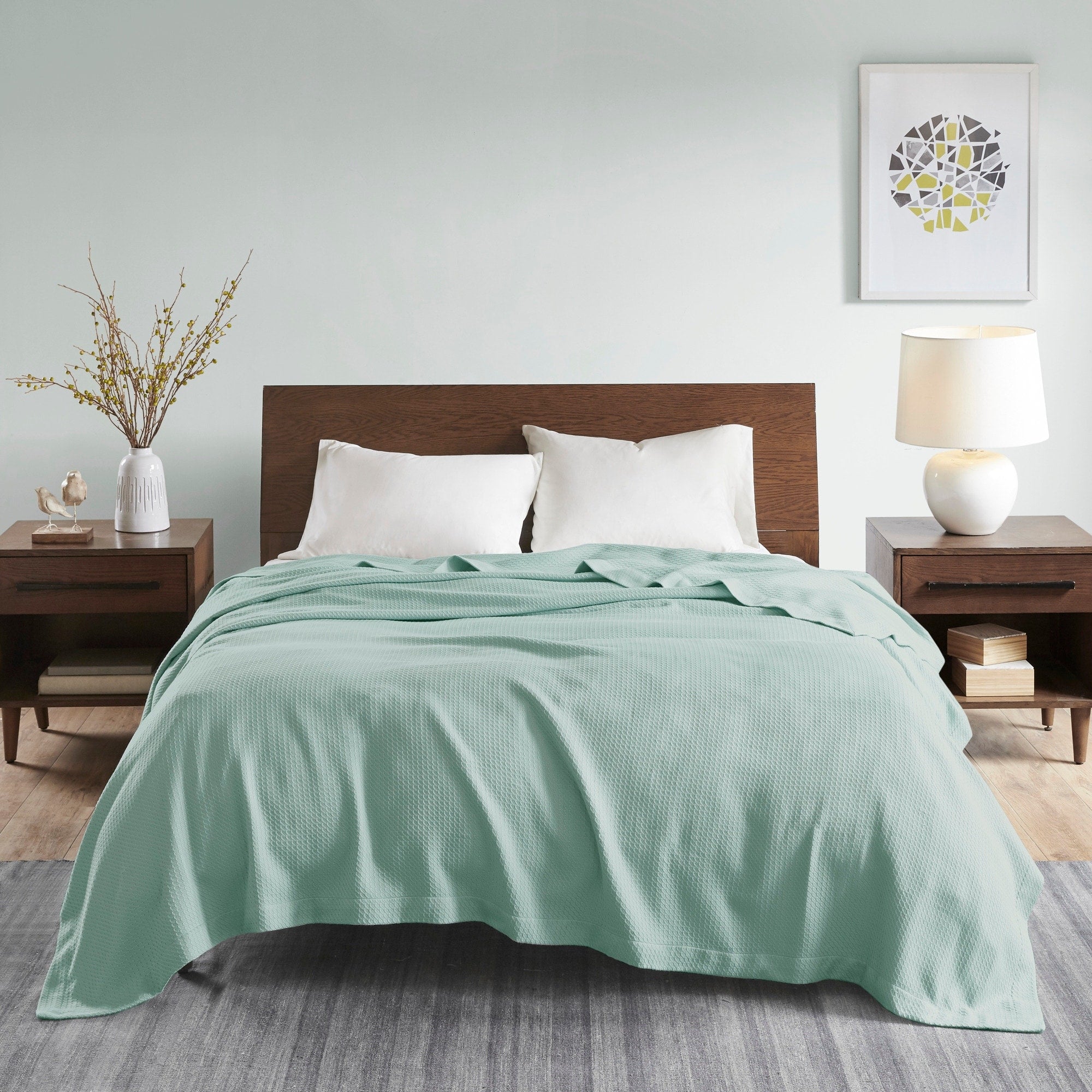 Madison Park Egyptian Cotton Solid Blanket