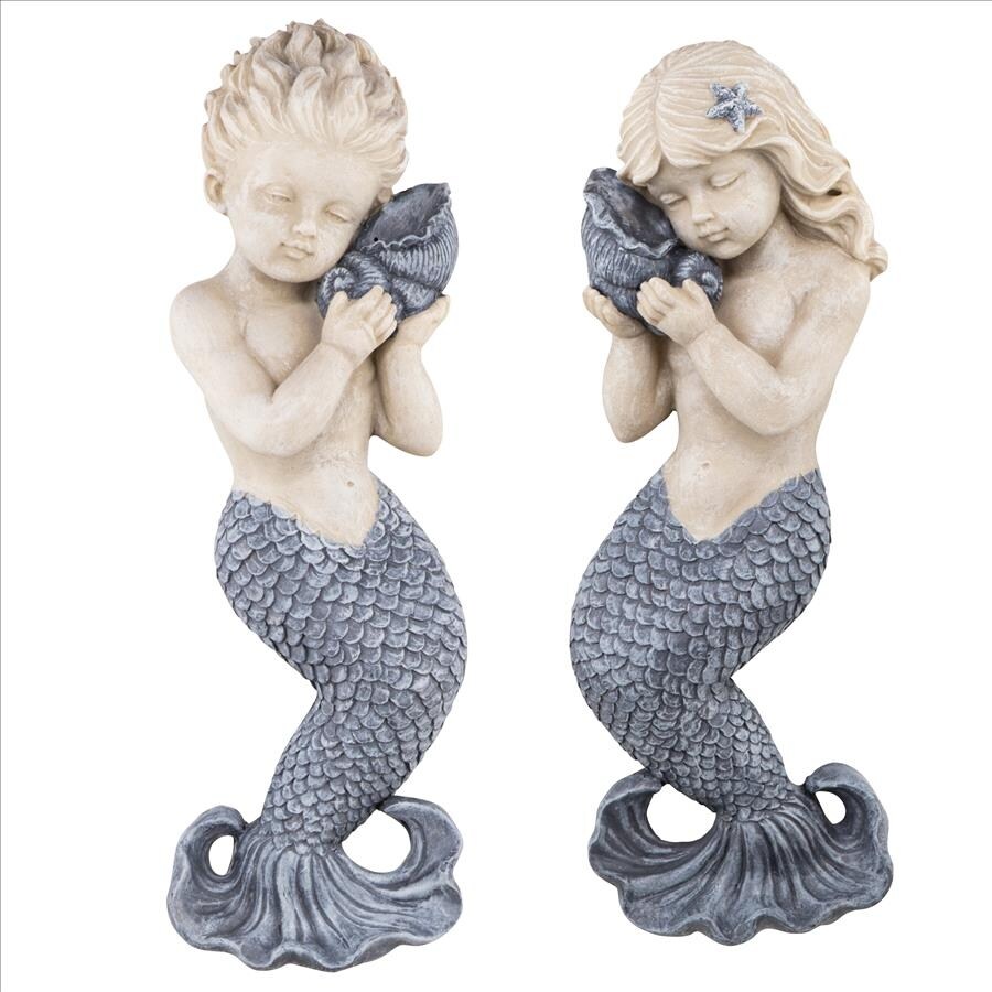 Design Toscano Sounds of the Sea Mermaid Wall Sculptures