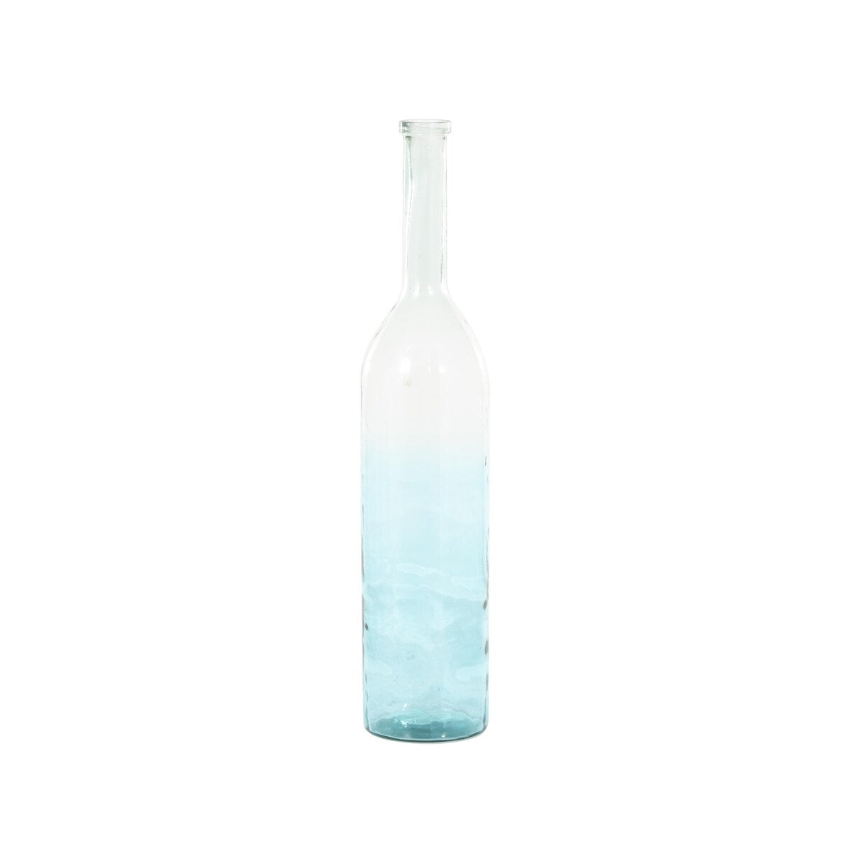 Recycled Glass Handmade Spanish Decorative Vase - Clear, Blue or Teal - Roche River Decor