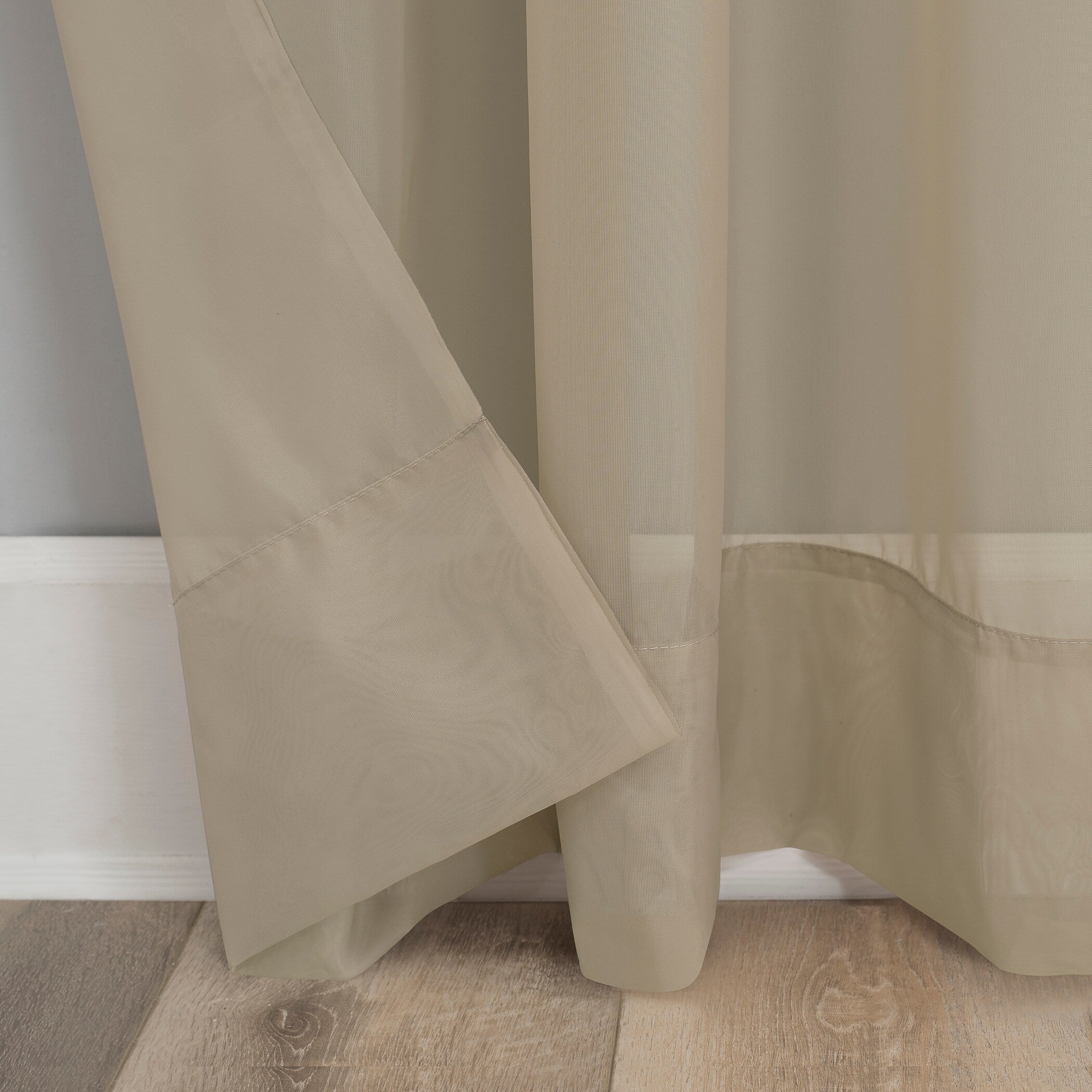 No. 918 Emily Voile Sheer Rod Pocket 1-Piece Curtain Panel, Single Panel