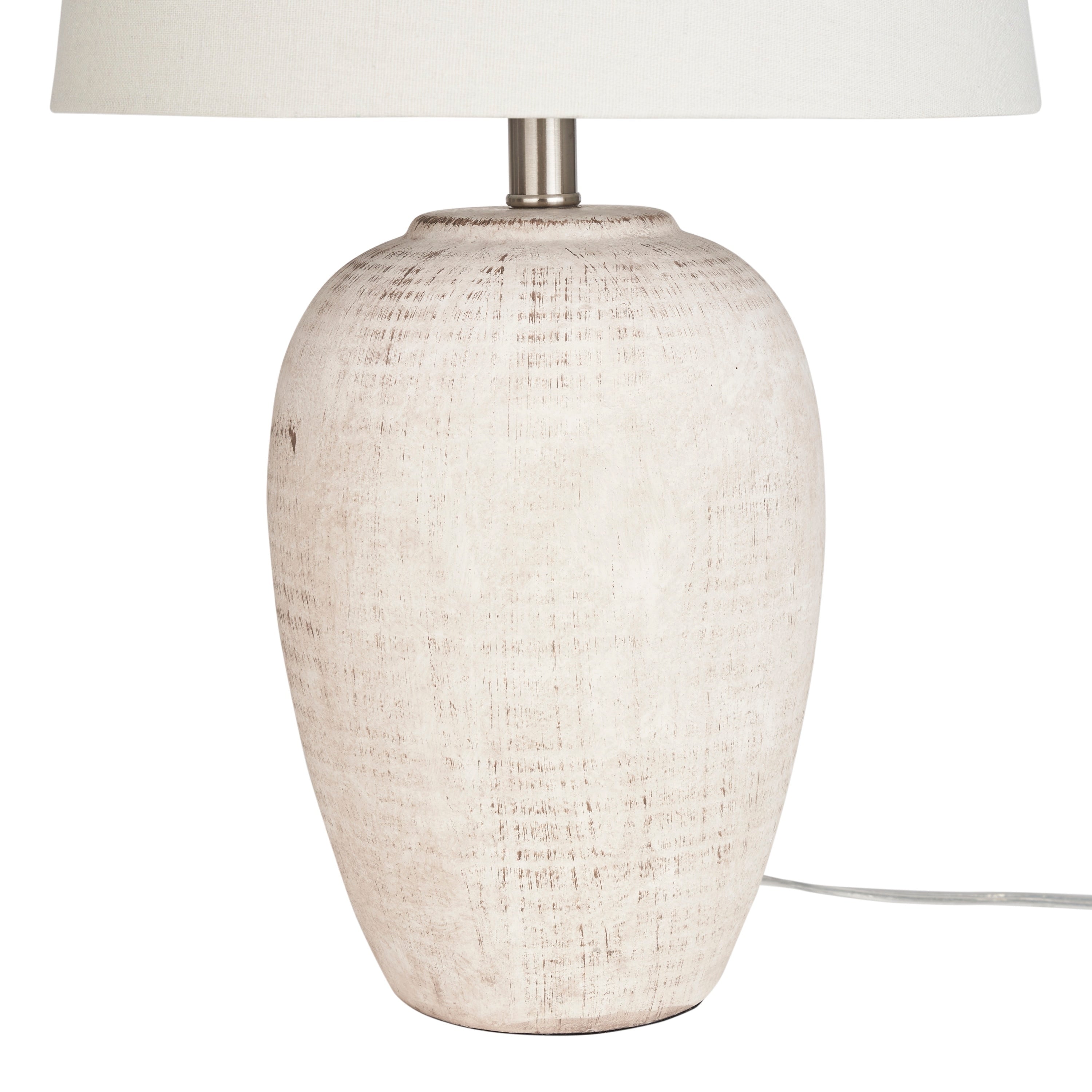 Nourison 23 Unglazed Ceramic Jar Table Lamp