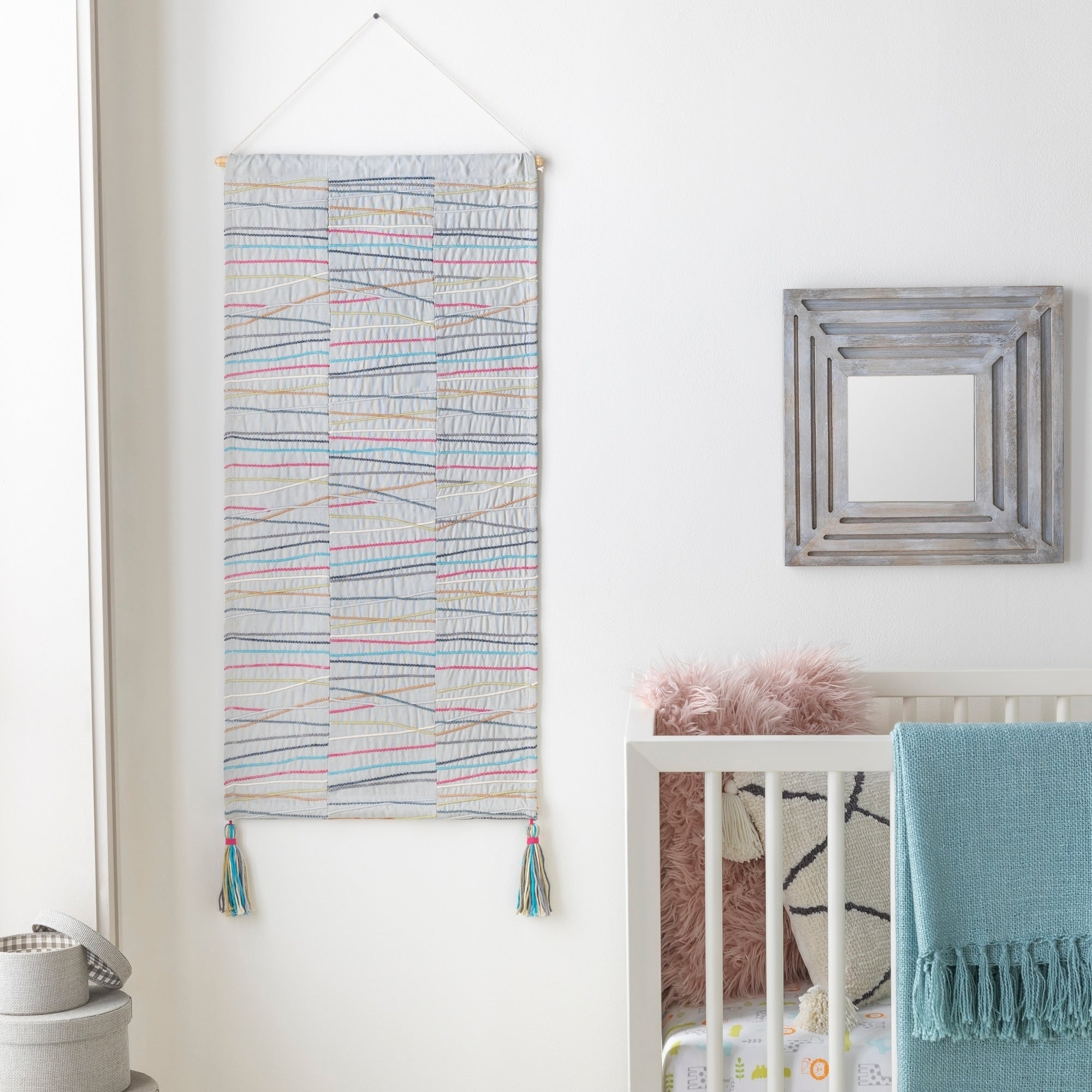 Gauri Cotton Modern Tapestry - 18 x 36