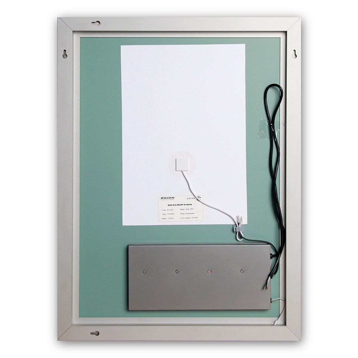 MD04 Series, 4 Strip, LED Electric Defogging Vanity Mirror