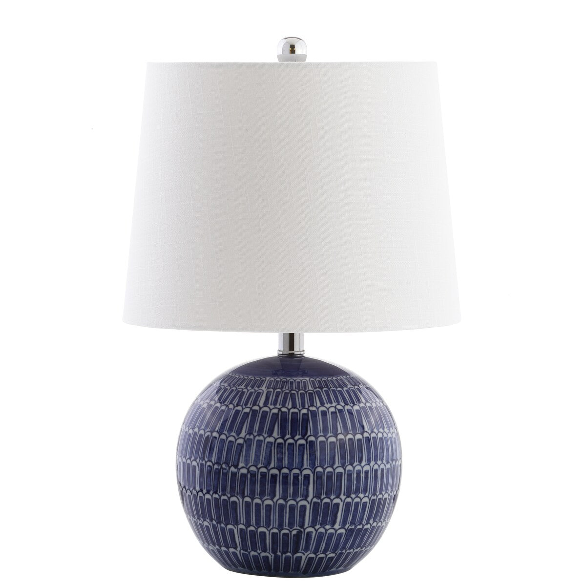 Ronald 21 Ceramic LED Table Lamp, Navy by JONATHAN Y