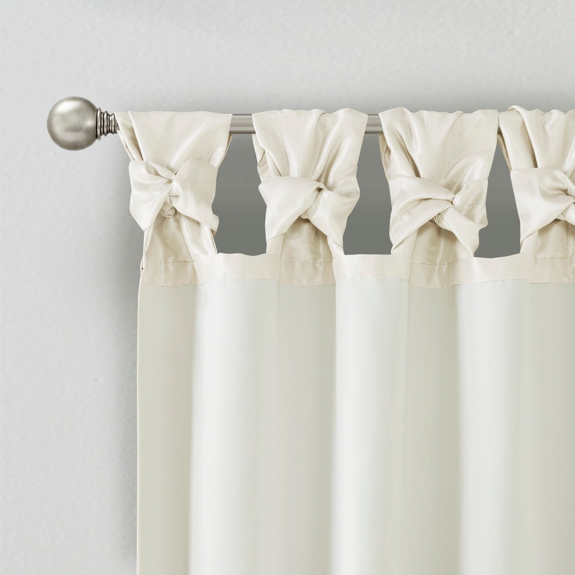 Madison Park Natalie Twisted Tab Lined Single Curtain Panel