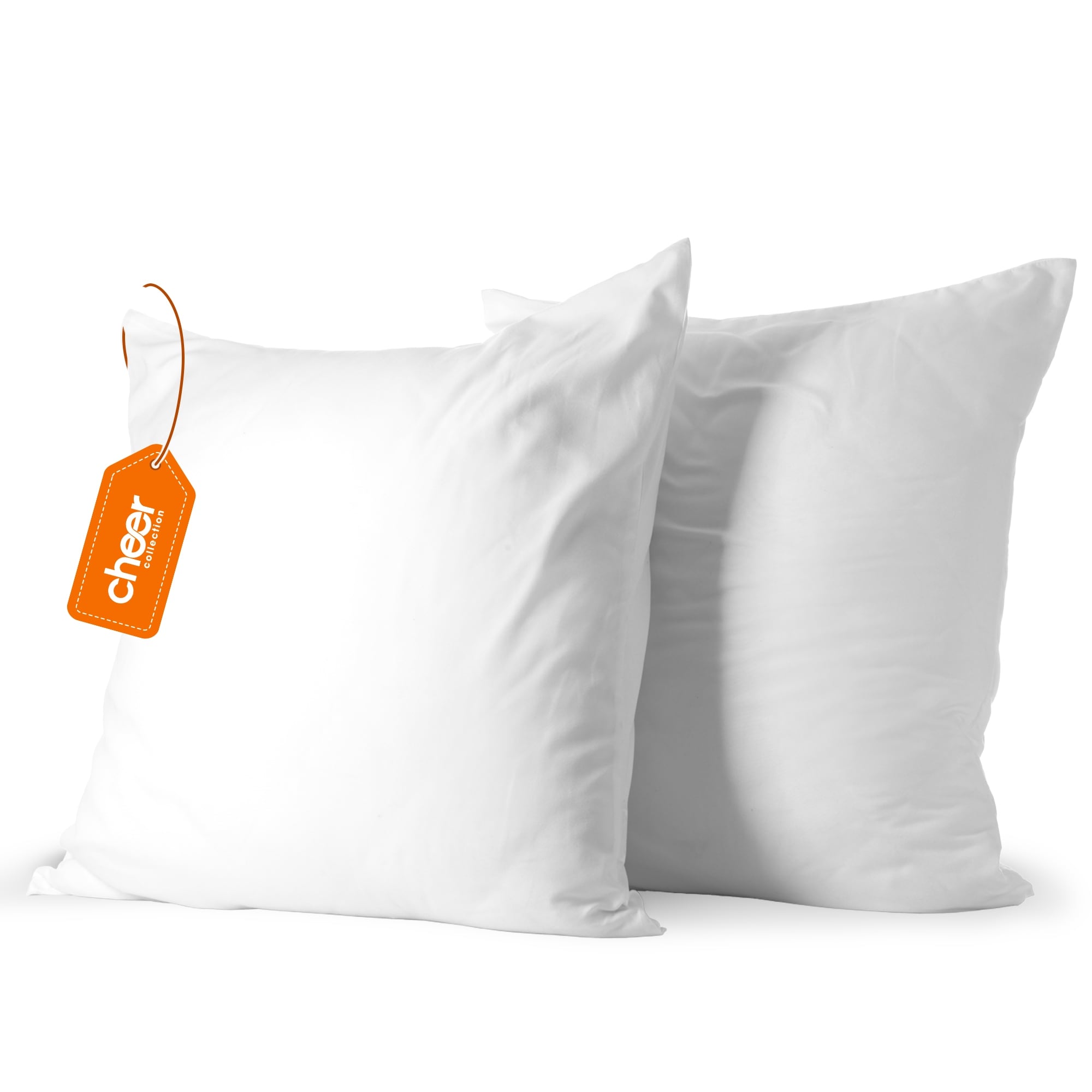 Cheer Collection Throw Pillows with Inserts (Set of 2)