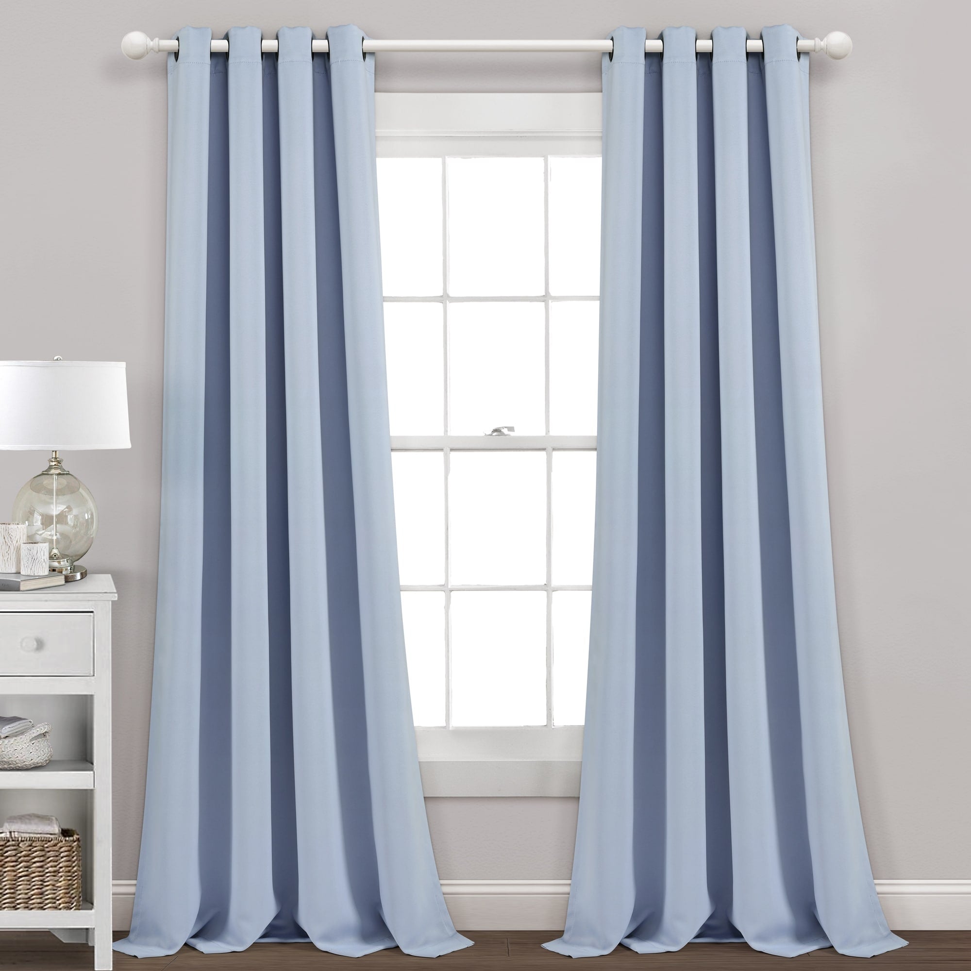 Lush Decor Insulated Grommet Blackout Curtain Panel Pair