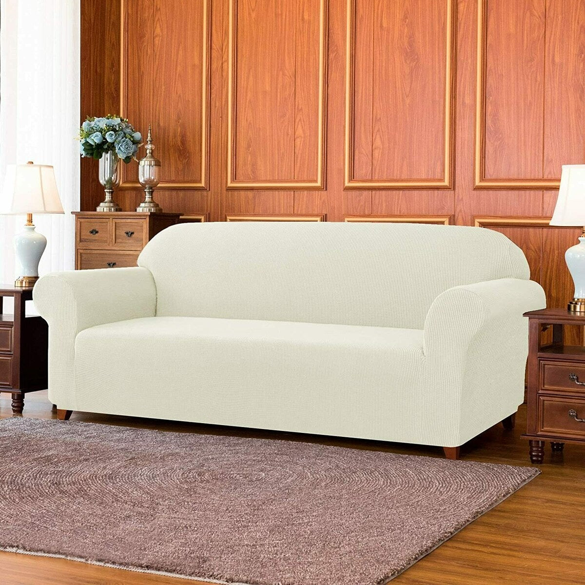 Subrtex 1 Piece Sofa Slipcover Stretch Spandex Furniture Protector