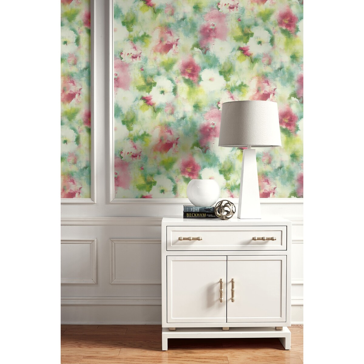 Seabrook Designs Watercolor Bloom Abstract Unpasted Wallpaper