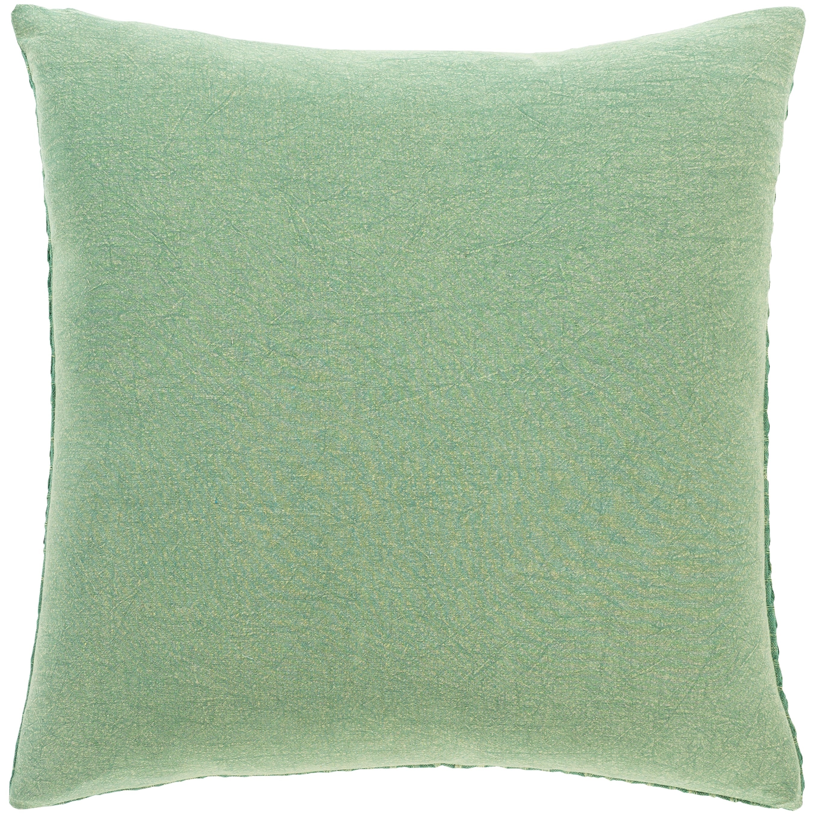 Livabliss Whitley Faded Waffle Weave Cotton Throw Pillow