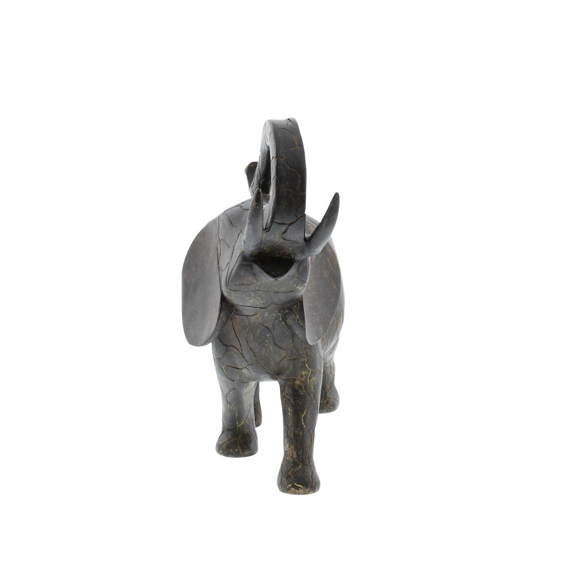 Polystone Elephant Decorative Sculpture - Gray - Roche River Decor