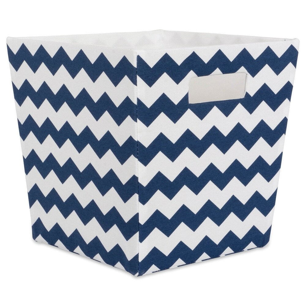 DII Hardsided Chevron Decorative Storage Trapezoid