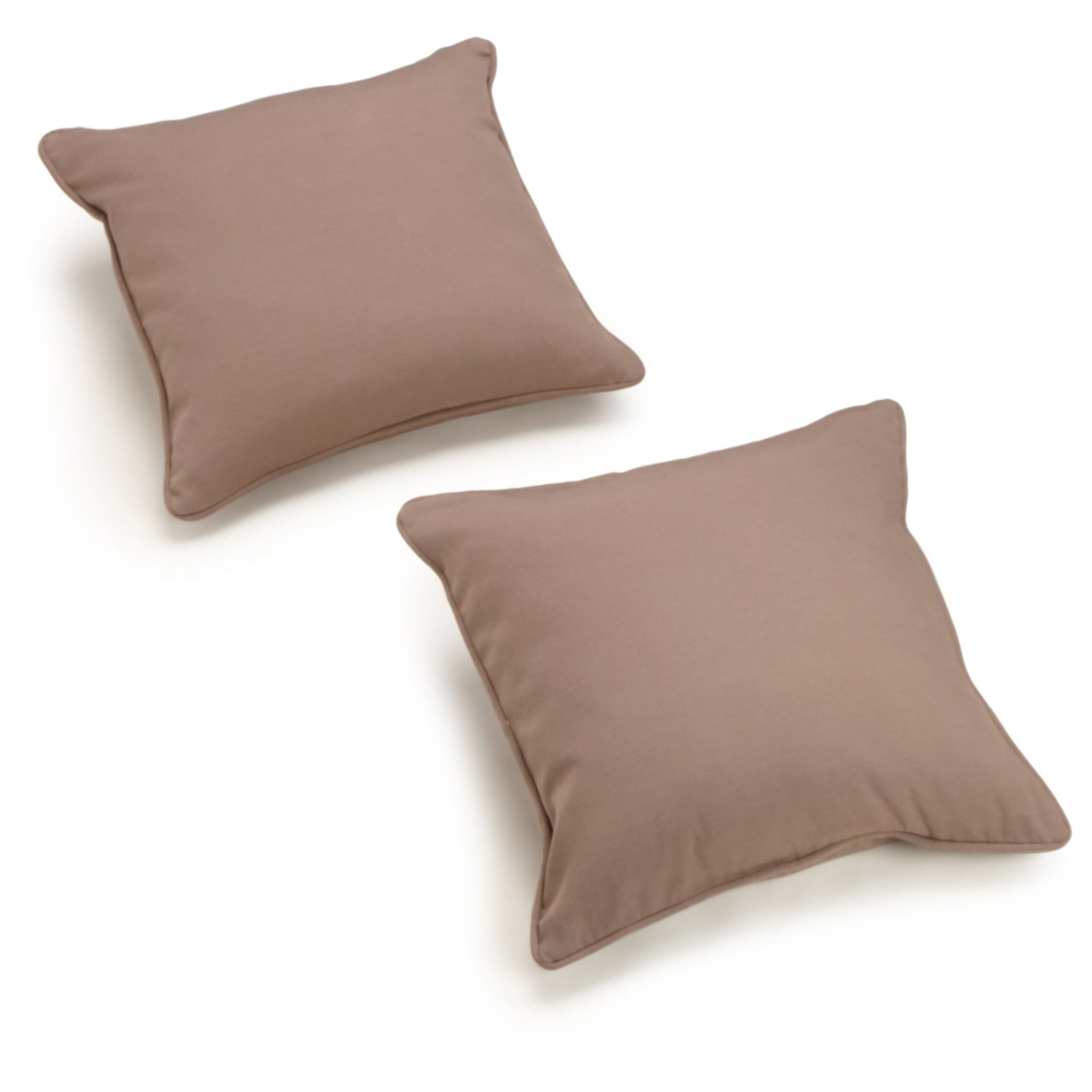 18-inch Twill Throw Pillows (Set of 2)