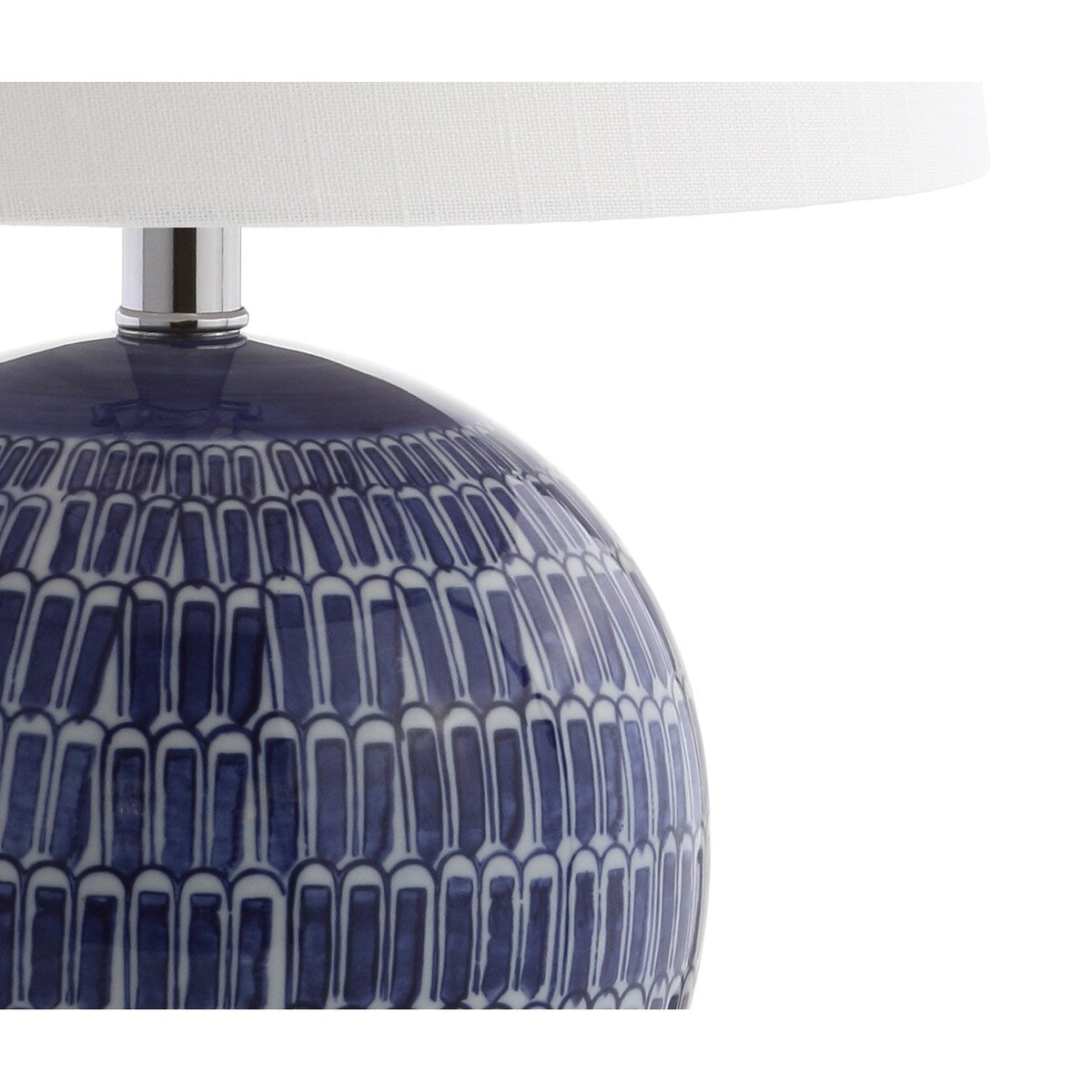 Ronald 21 Ceramic LED Table Lamp, Navy by JONATHAN Y