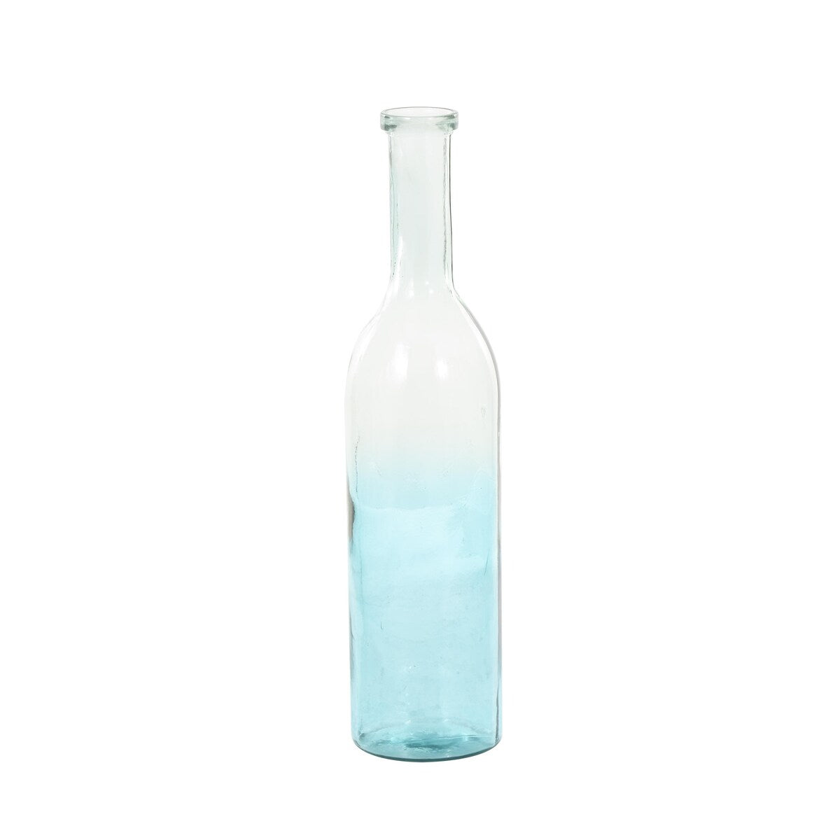 Recycled Glass Handmade Spanish Decorative Vase - Clear, Blue or Teal - Roche River Decor