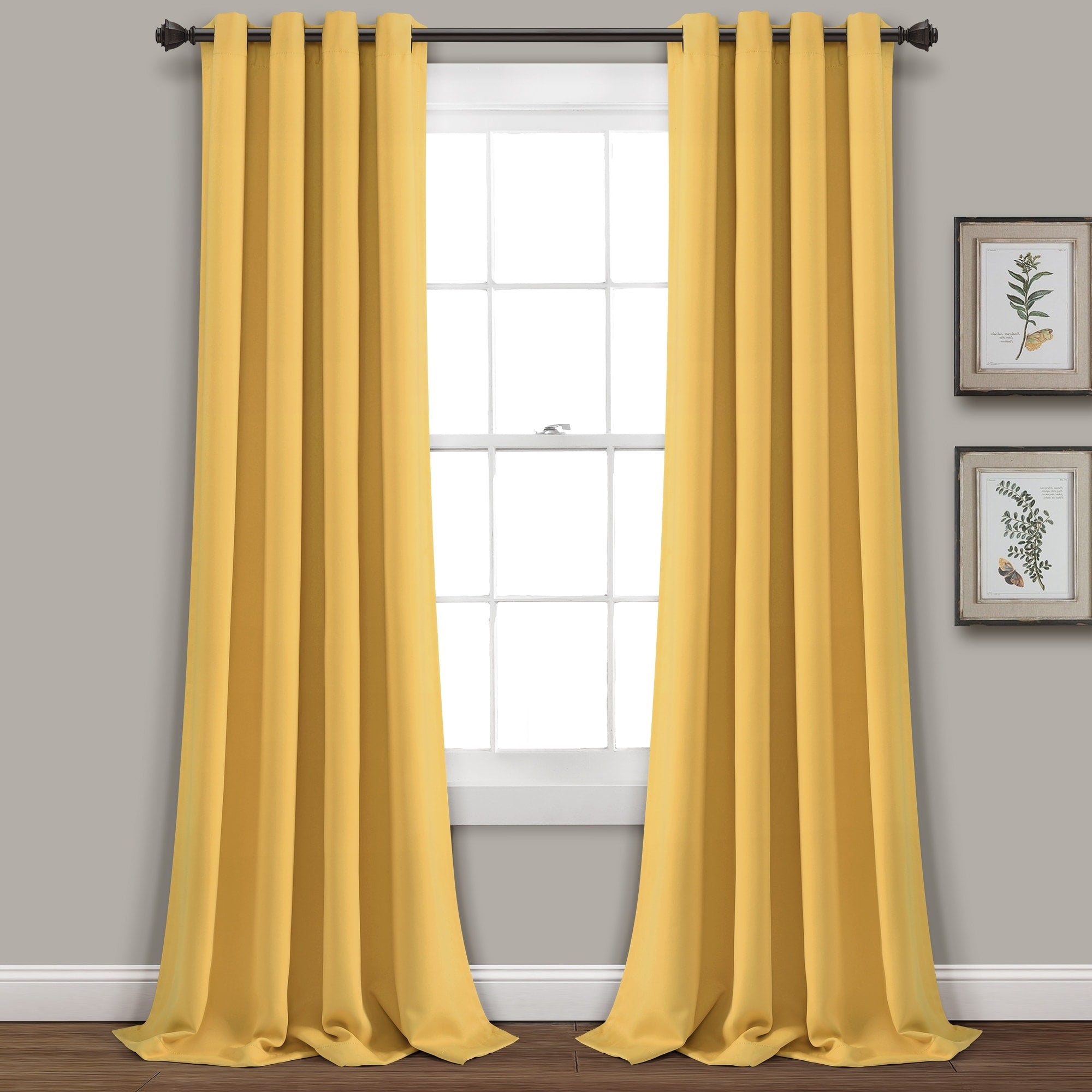 Lush Decor Insulated Grommet Blackout Curtain Panel Pair