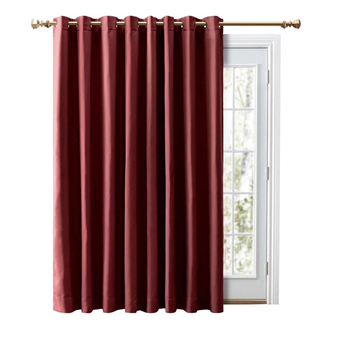 Ultimate Blackout Grommet Top Patio Curtain Panel - 112 Wide