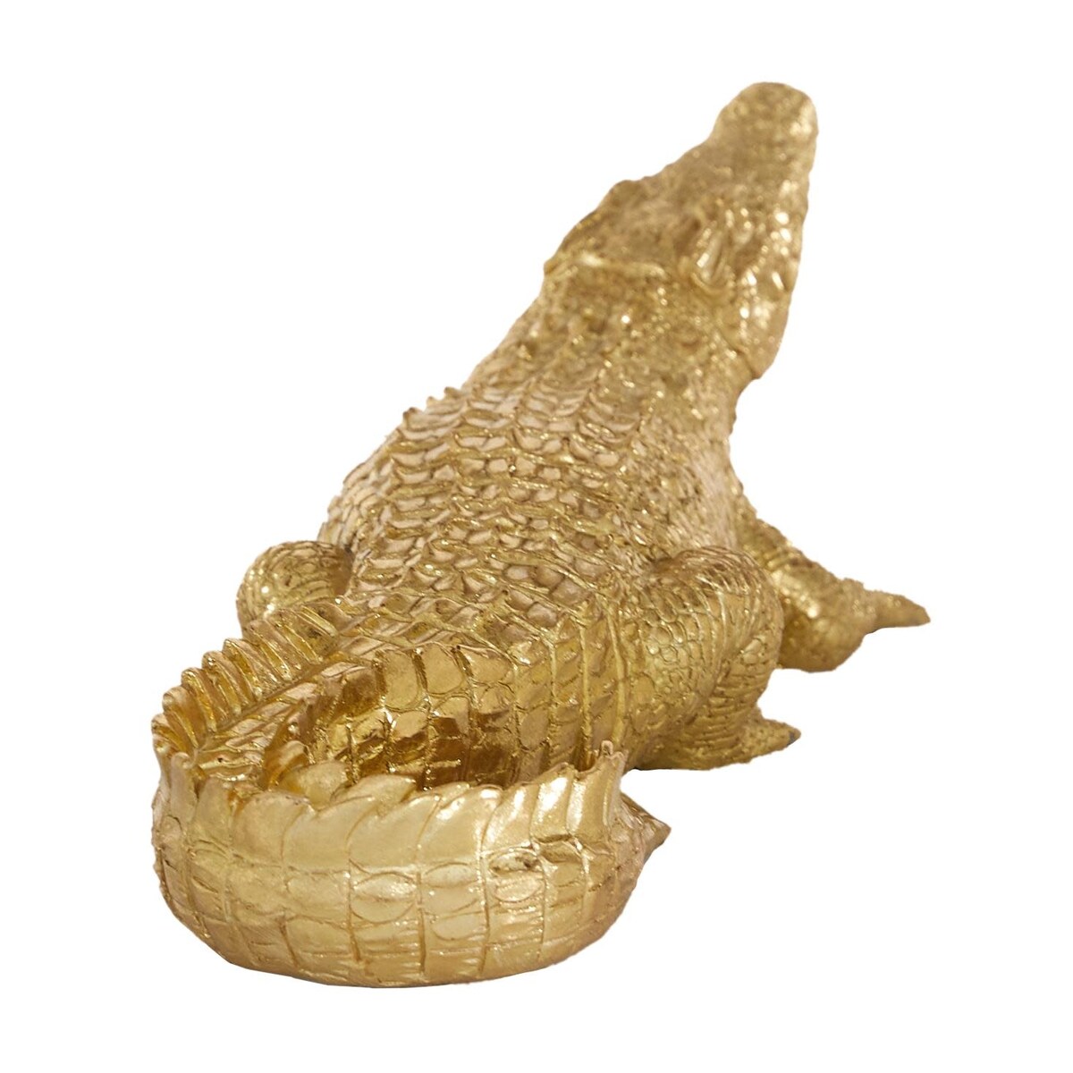 Polystone Animal Decorative Sculpture - Gold - Roche River Decor