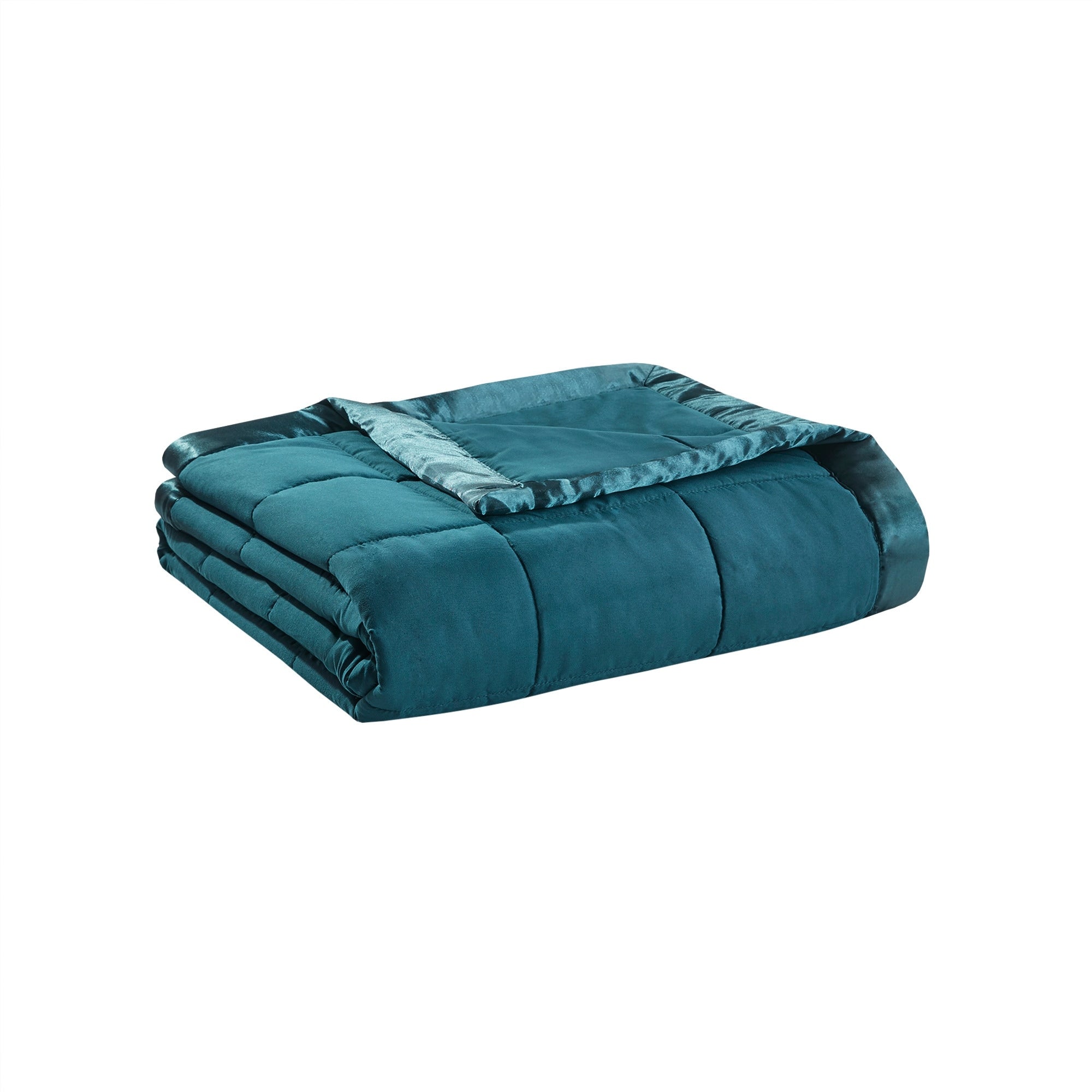 Madison Park Prospect Lightweight Down Alternative Blanket with Satin Trim