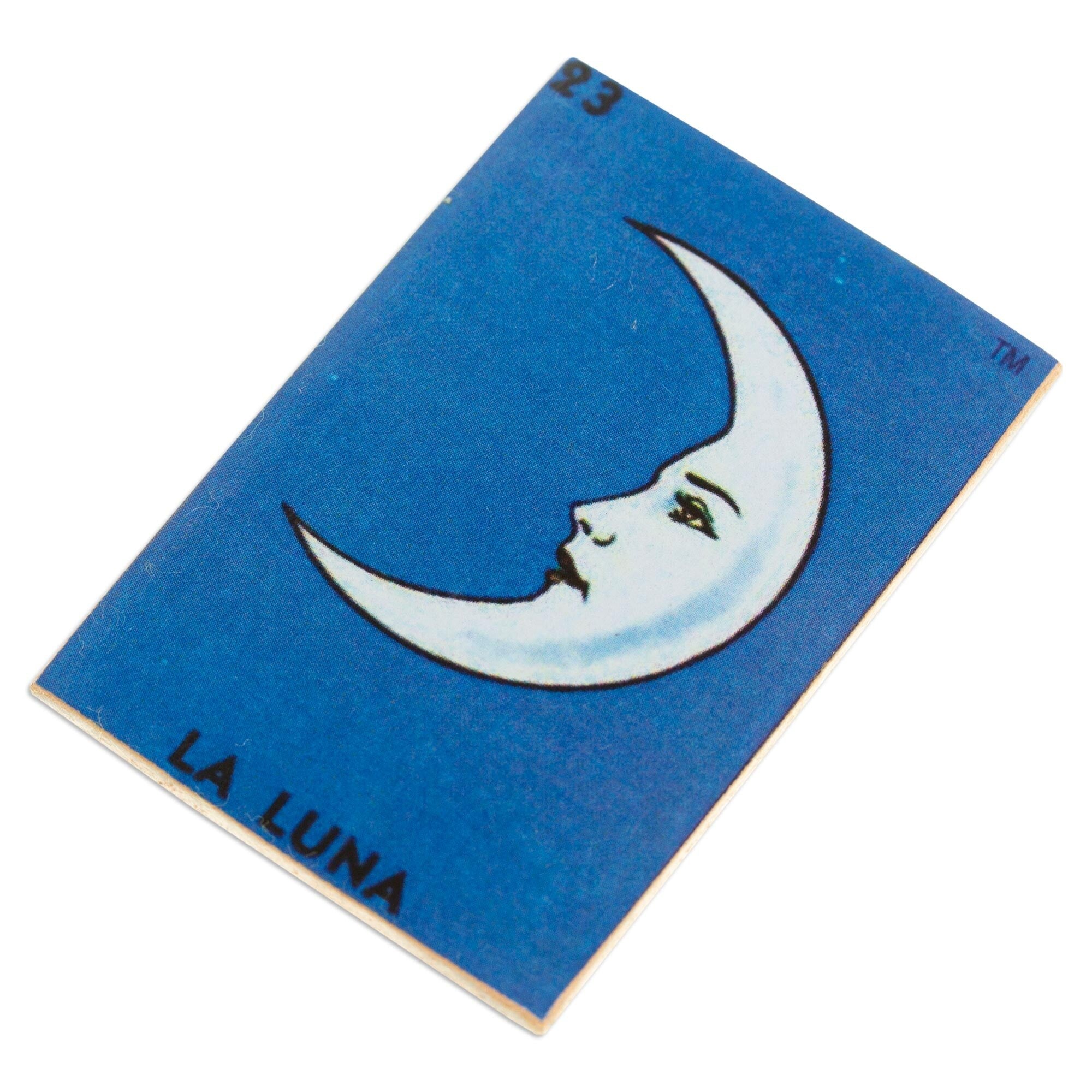 Novica Handmade Precious Moon Decoupage Wood Magnet