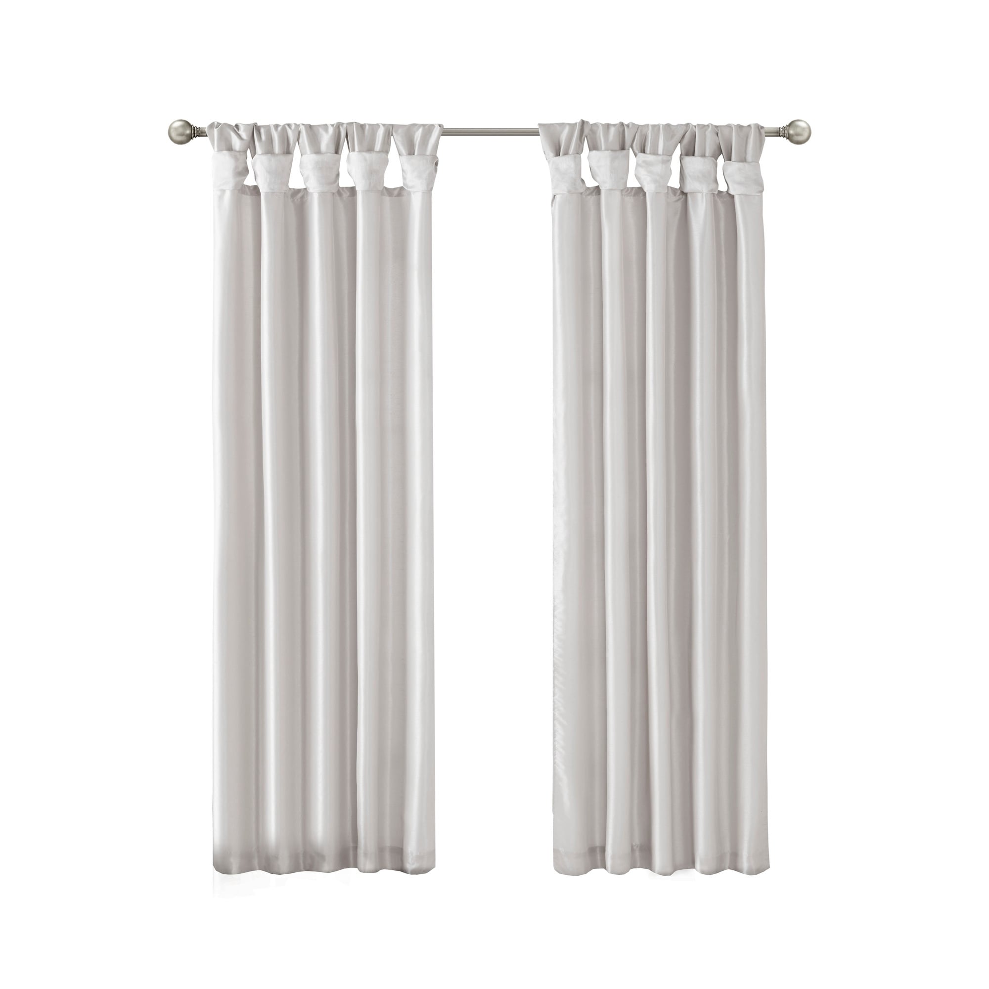 Madison Park Natalie Twisted Tab Lined Single Curtain Panel