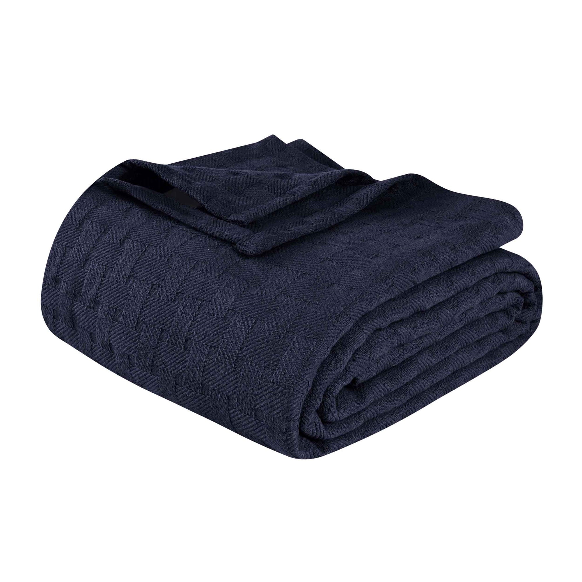 Superior Basketweave All-Season Bedding Cotton Blanket