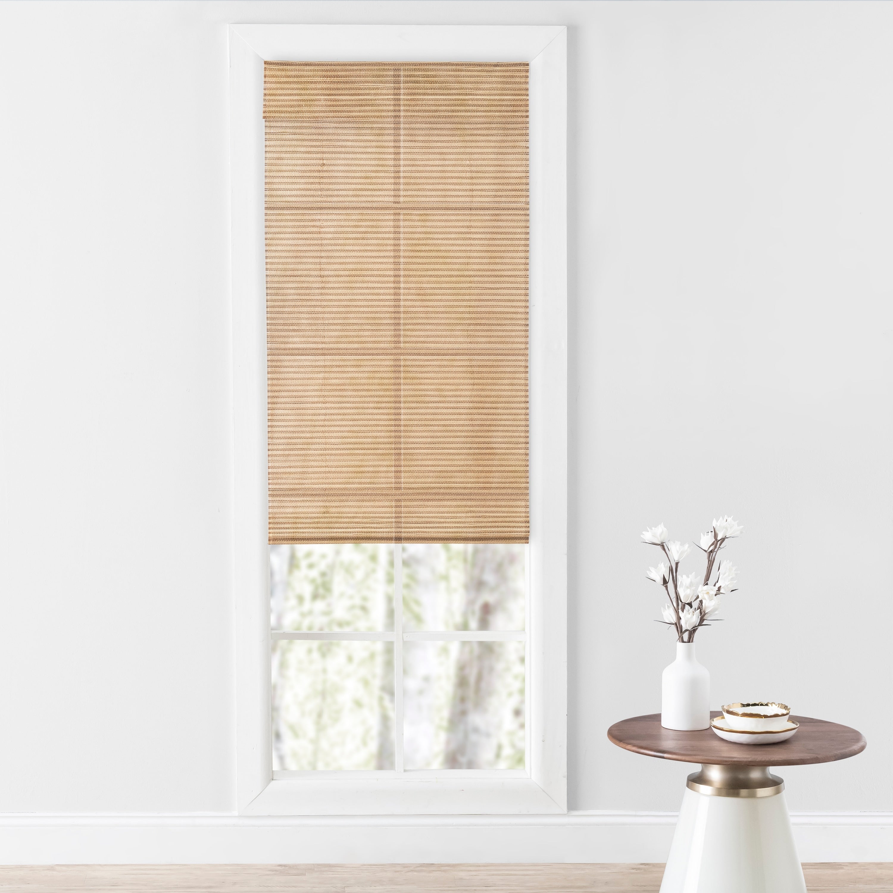 Capri Bamboo Elegant Cordless Roman Shade