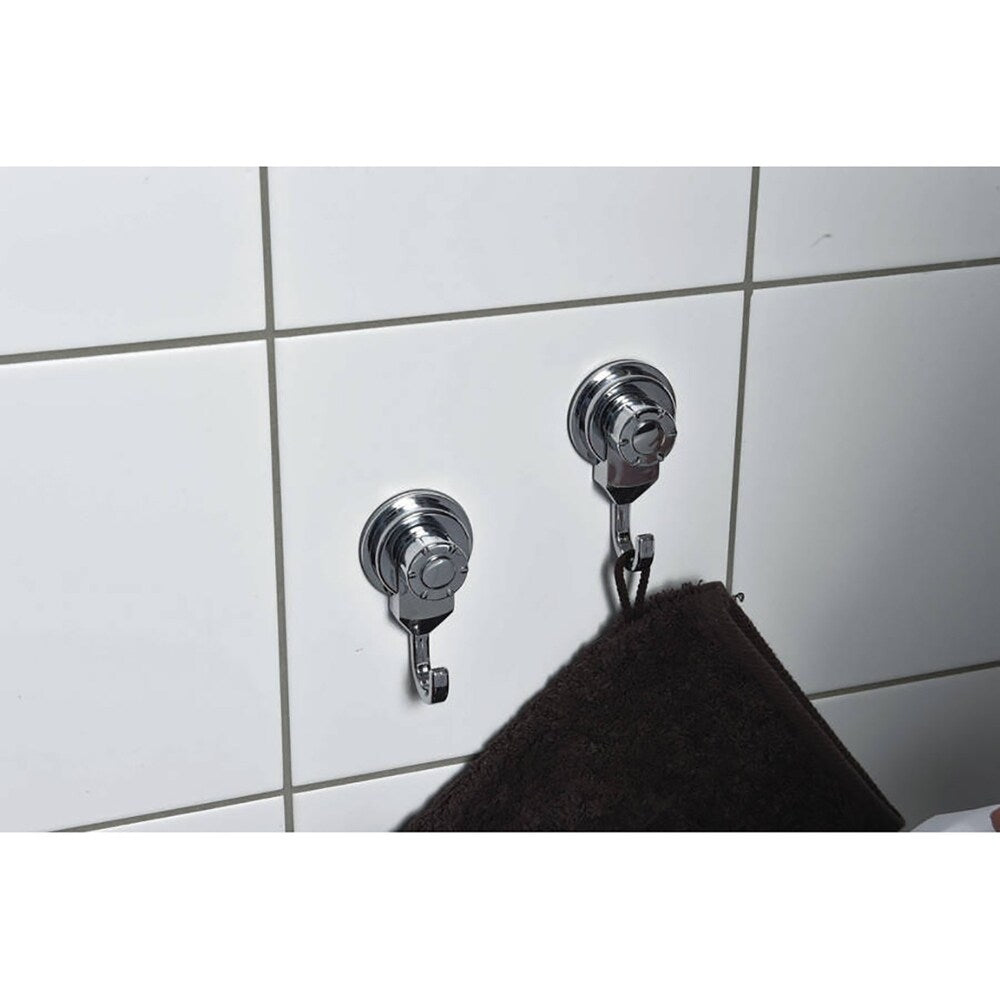 Suction Cup Hooks Shower-Kitchen Walls Organizer Loofah Set of 2