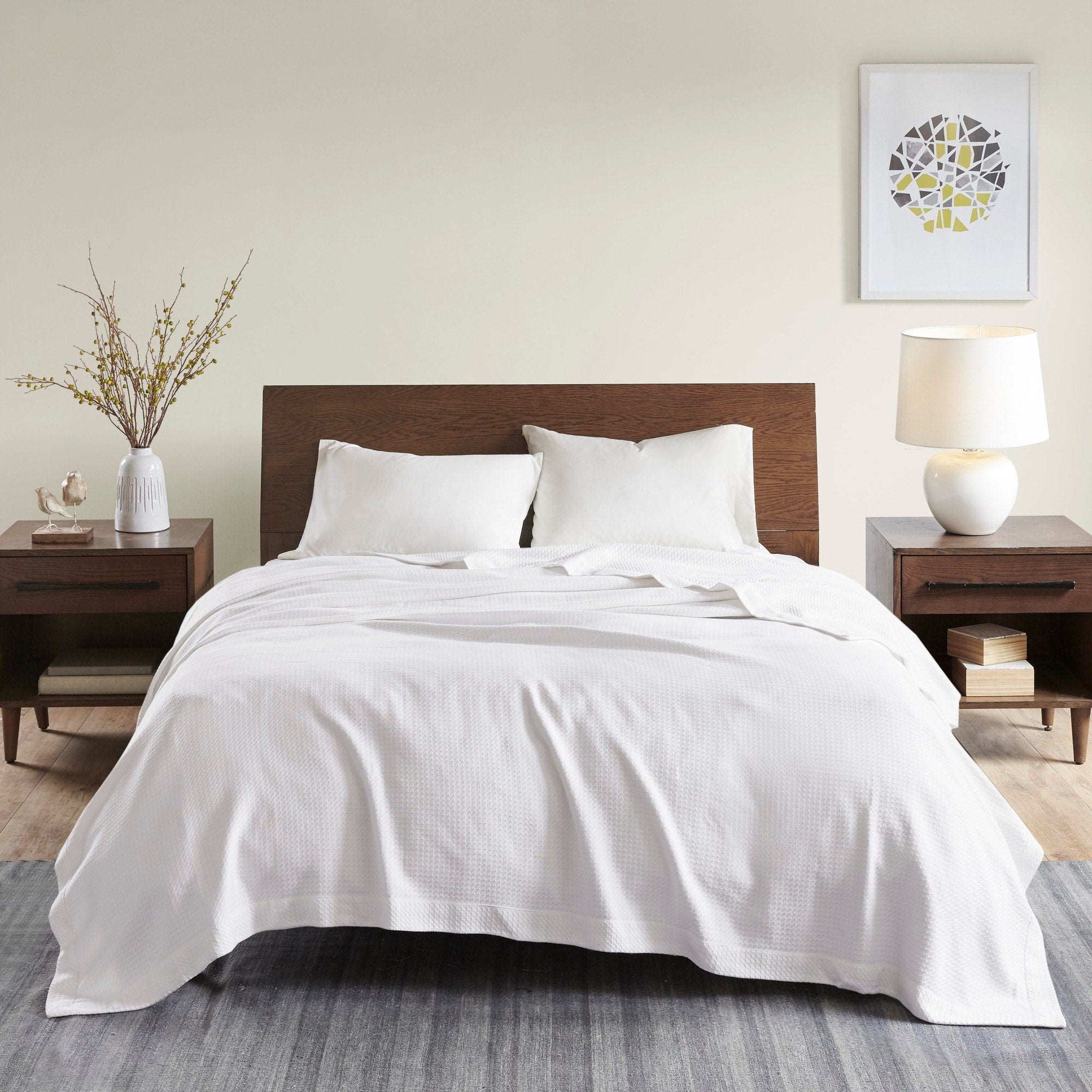 Madison Park Egyptian Cotton Solid Blanket