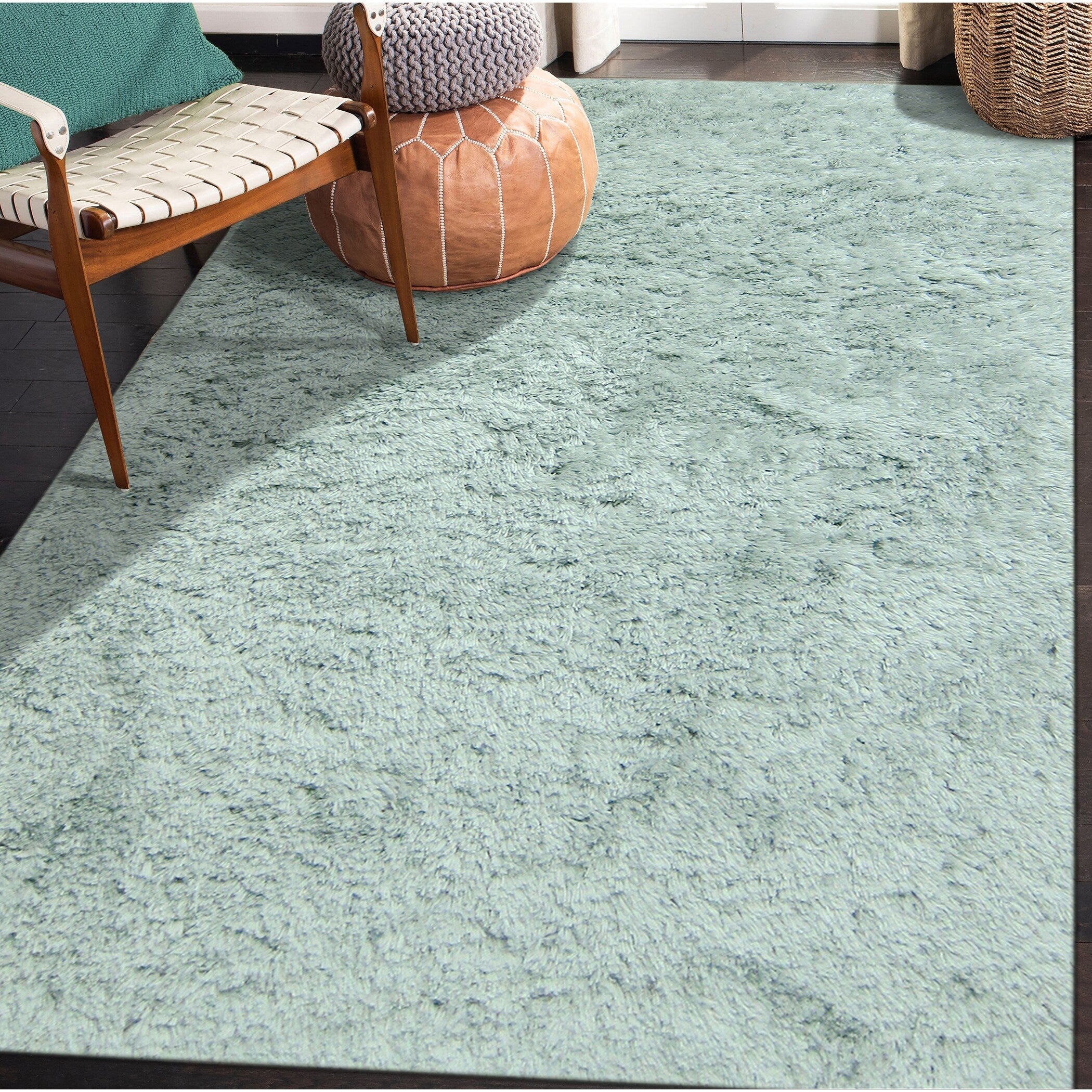 Justina Modern Plush Shag 3-inch Thick Rug