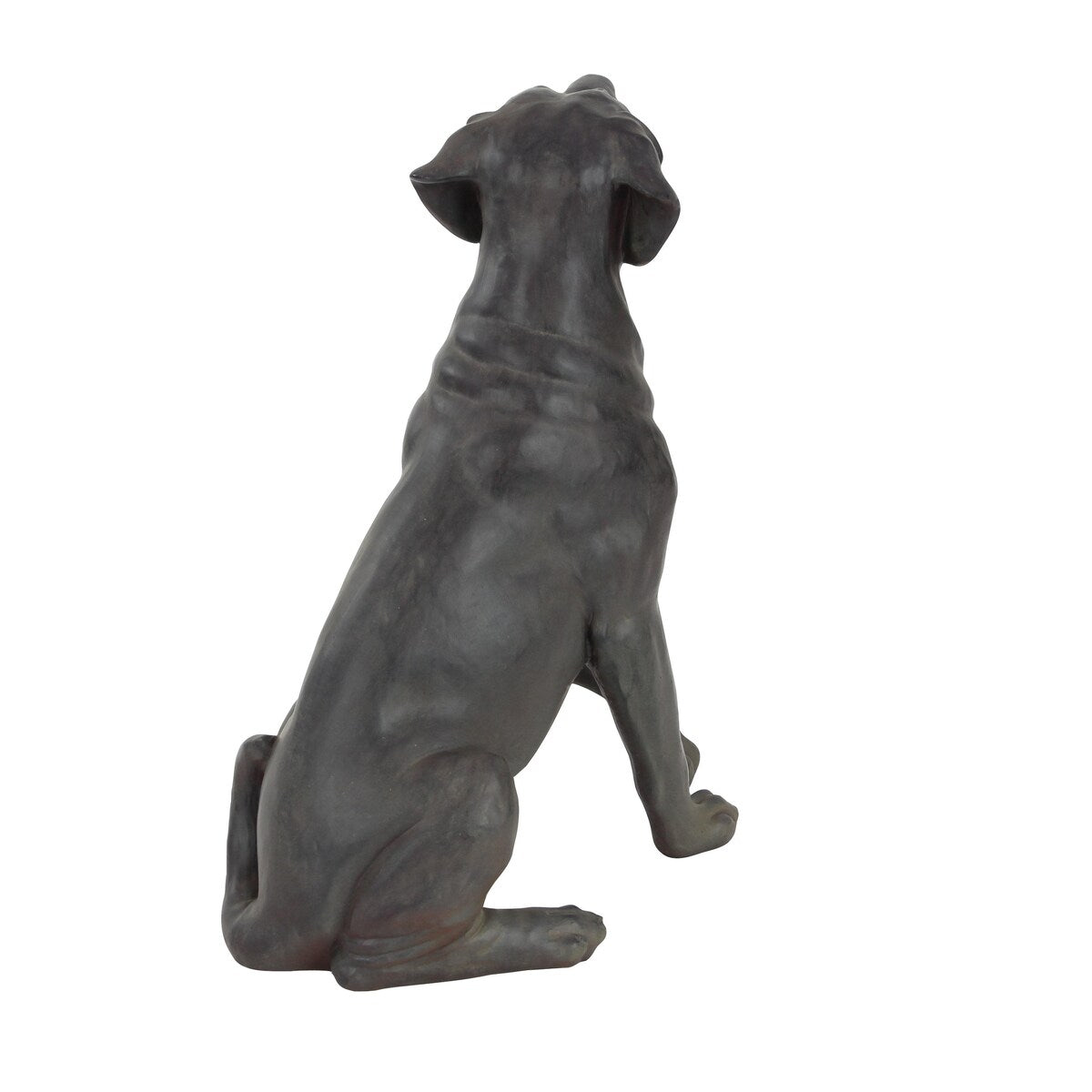 Polystone Dog Decorative Sculpture - Brown - Roche River Decor