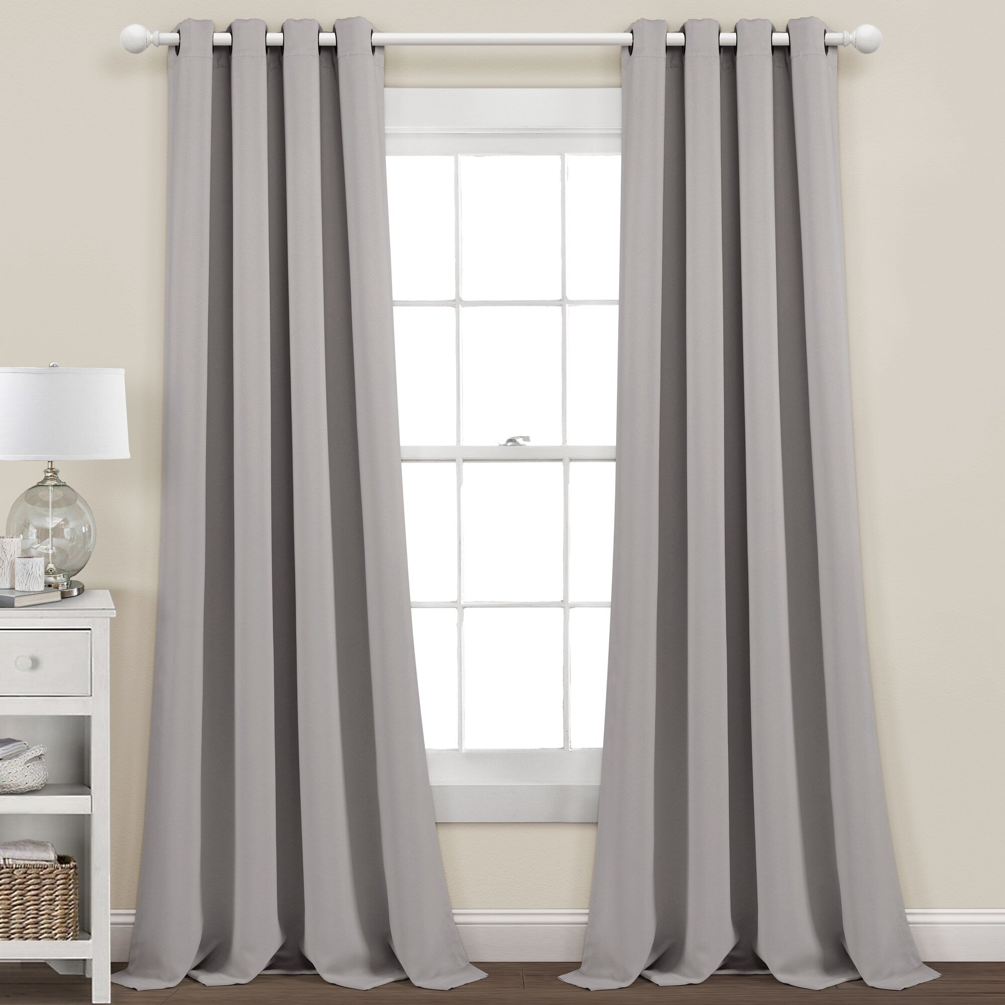 Lush Decor Insulated Grommet Blackout Curtain Panel Pair