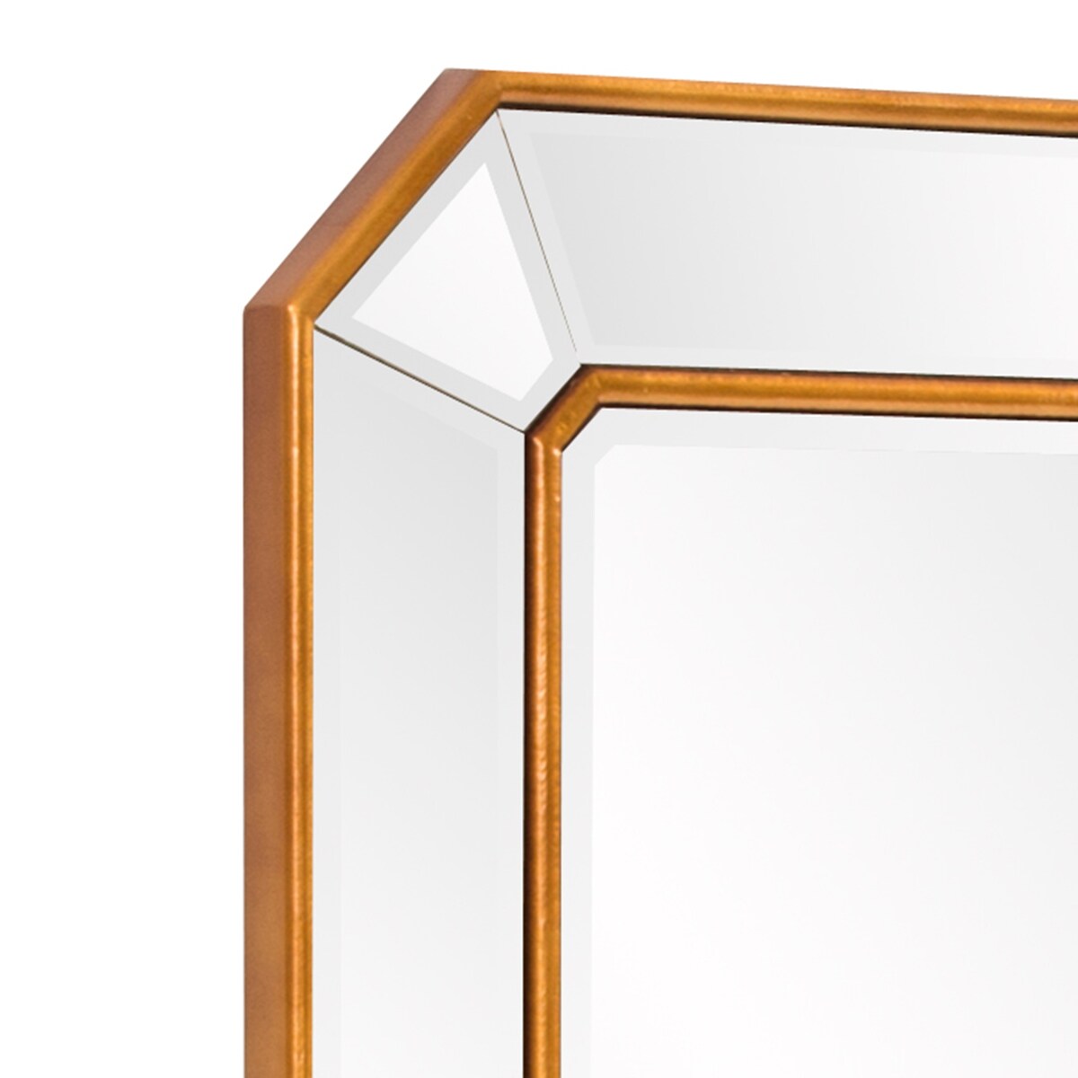 Allan Andrews Leopold Rectangle Wall Mirror - 36 H x 24 W