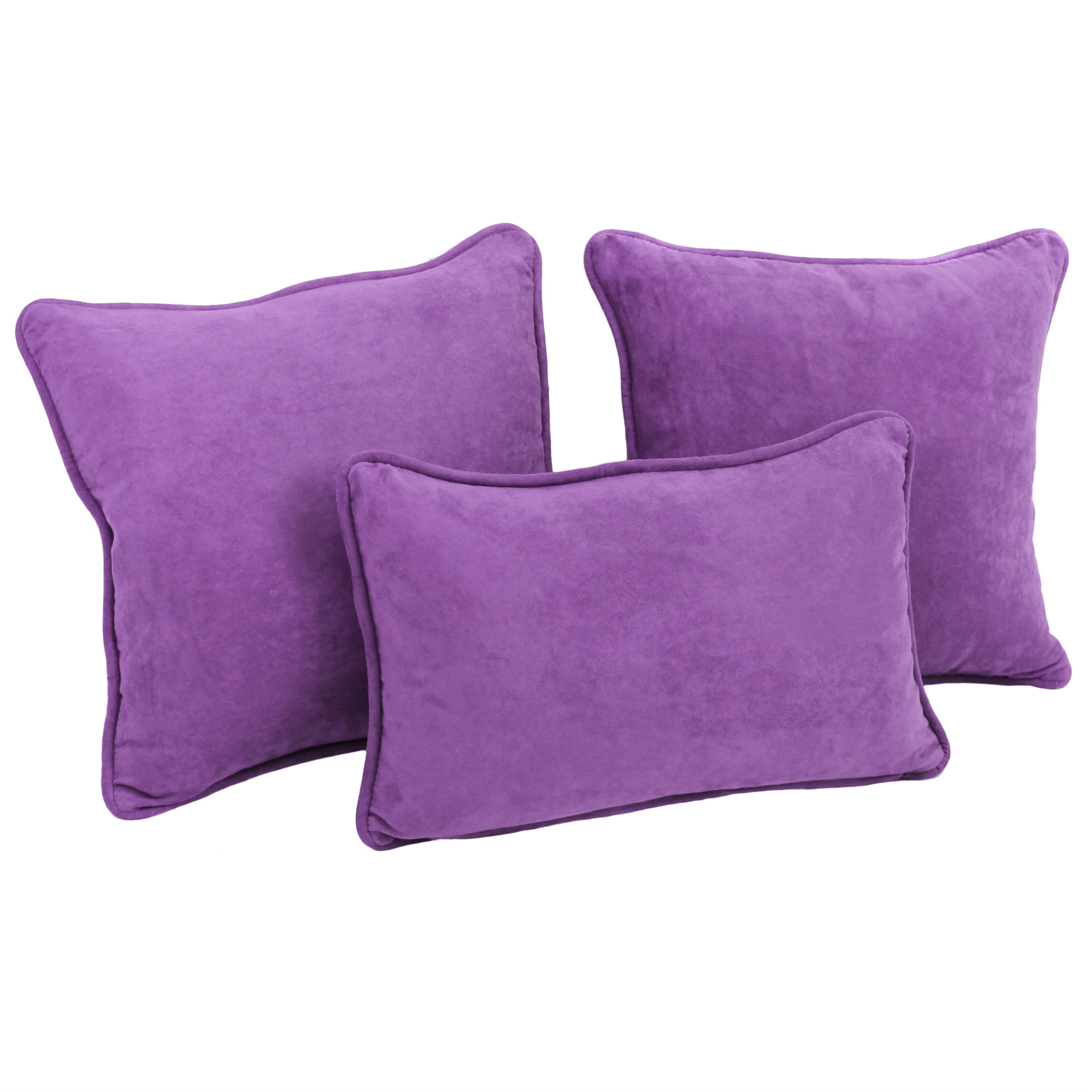 Blazing Needles Delaney 3-piece Indoor Throw Pillow Set