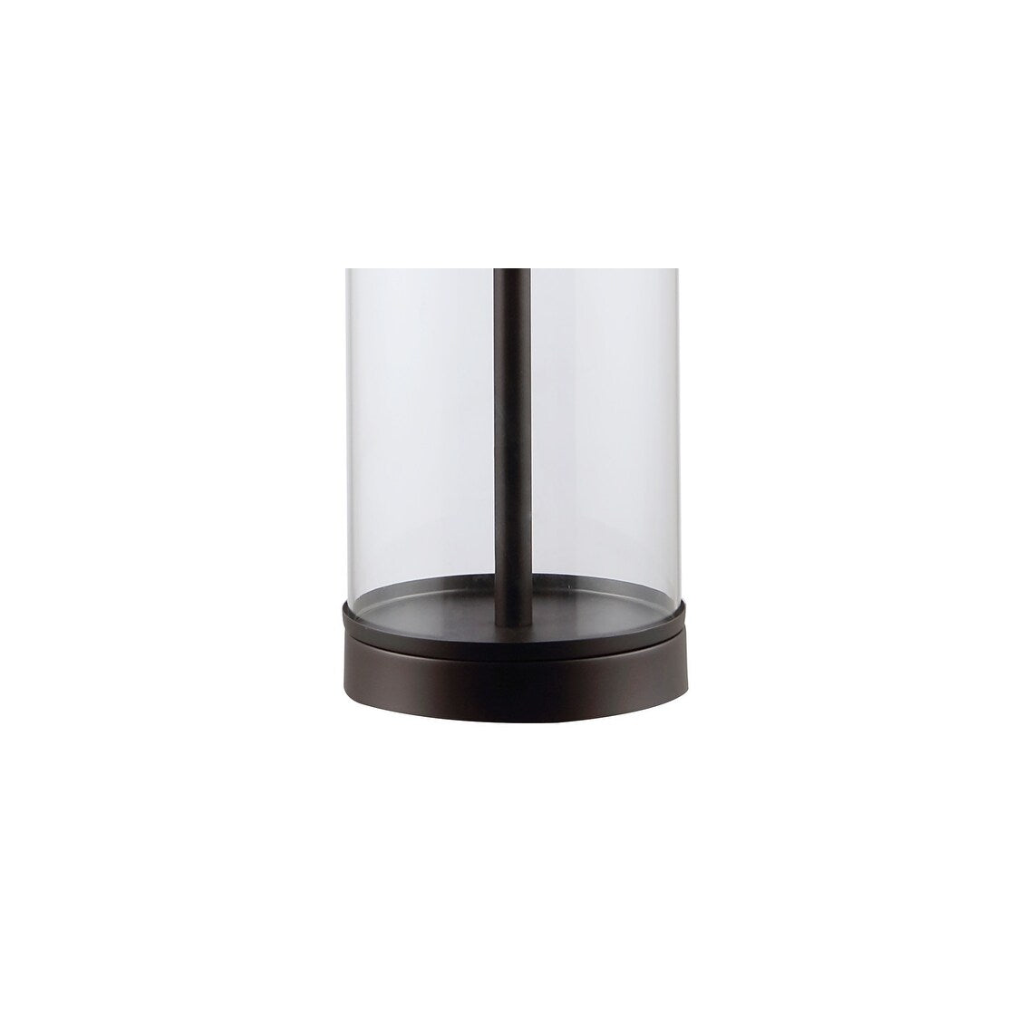 Parish 29 Glass LED Table Lamp, Clear/Chrome by JONATHAN Y