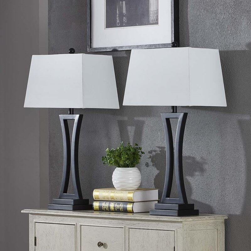 30.75 Bedside Table Lamp Set (Set of 2)