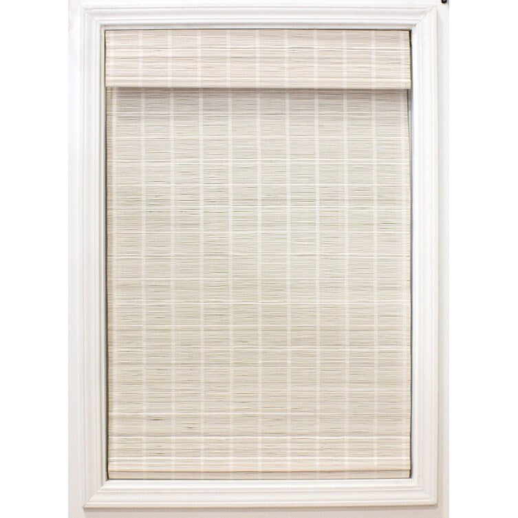 Radiance Cordless Driftwood Bayshore Bamboo Roman Shade