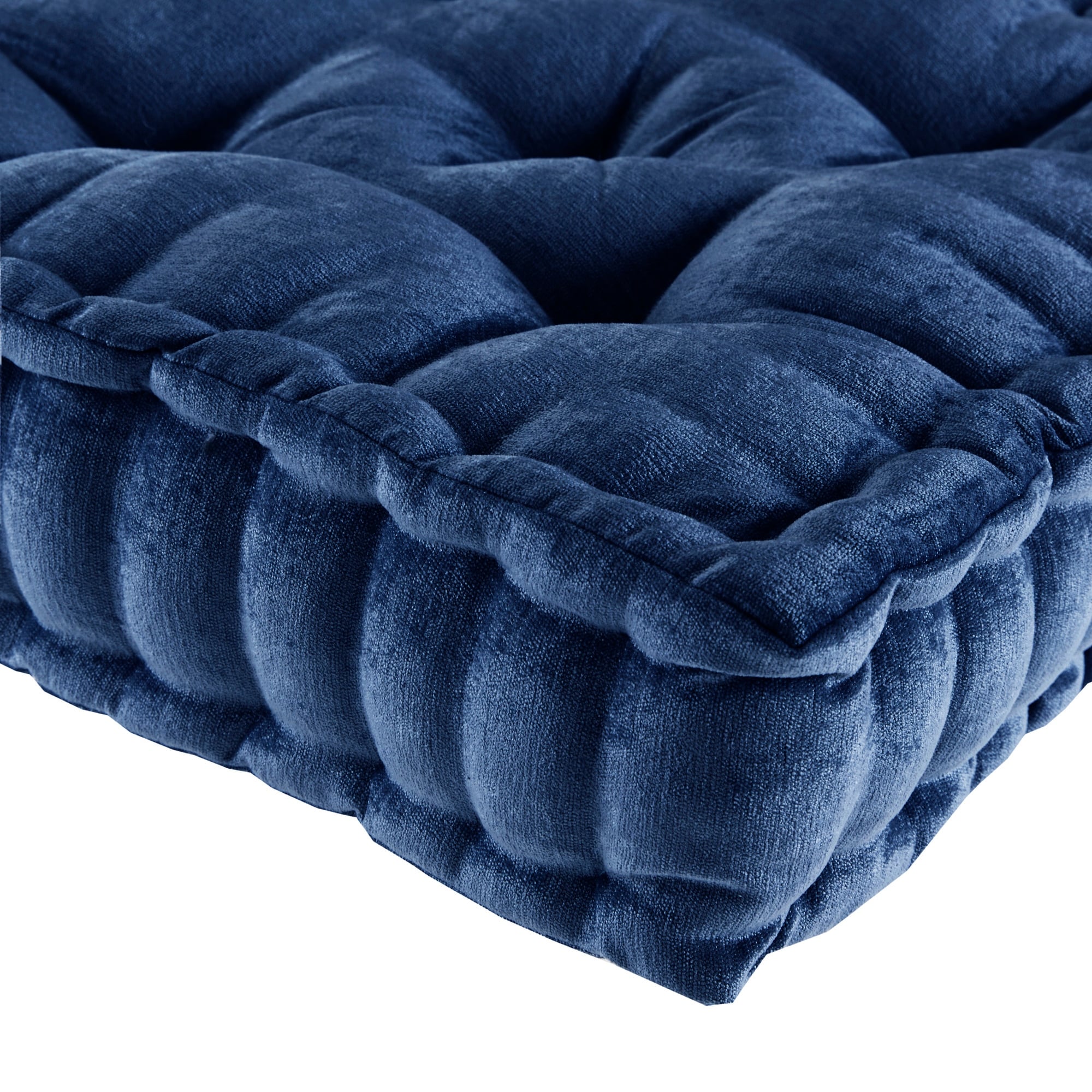 Intelligent Designs Charvi Poly Chenille Square Floor Pillow Cushion