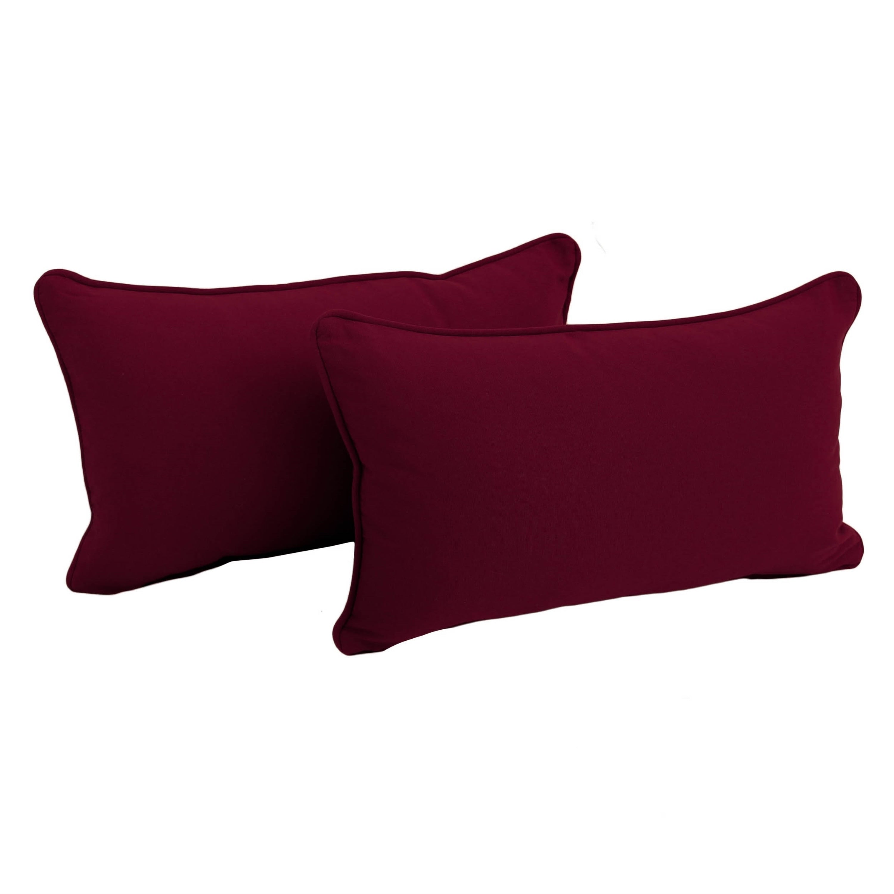 20-inch by 12-inch Lumbar Throw Pillows (Set of 2)