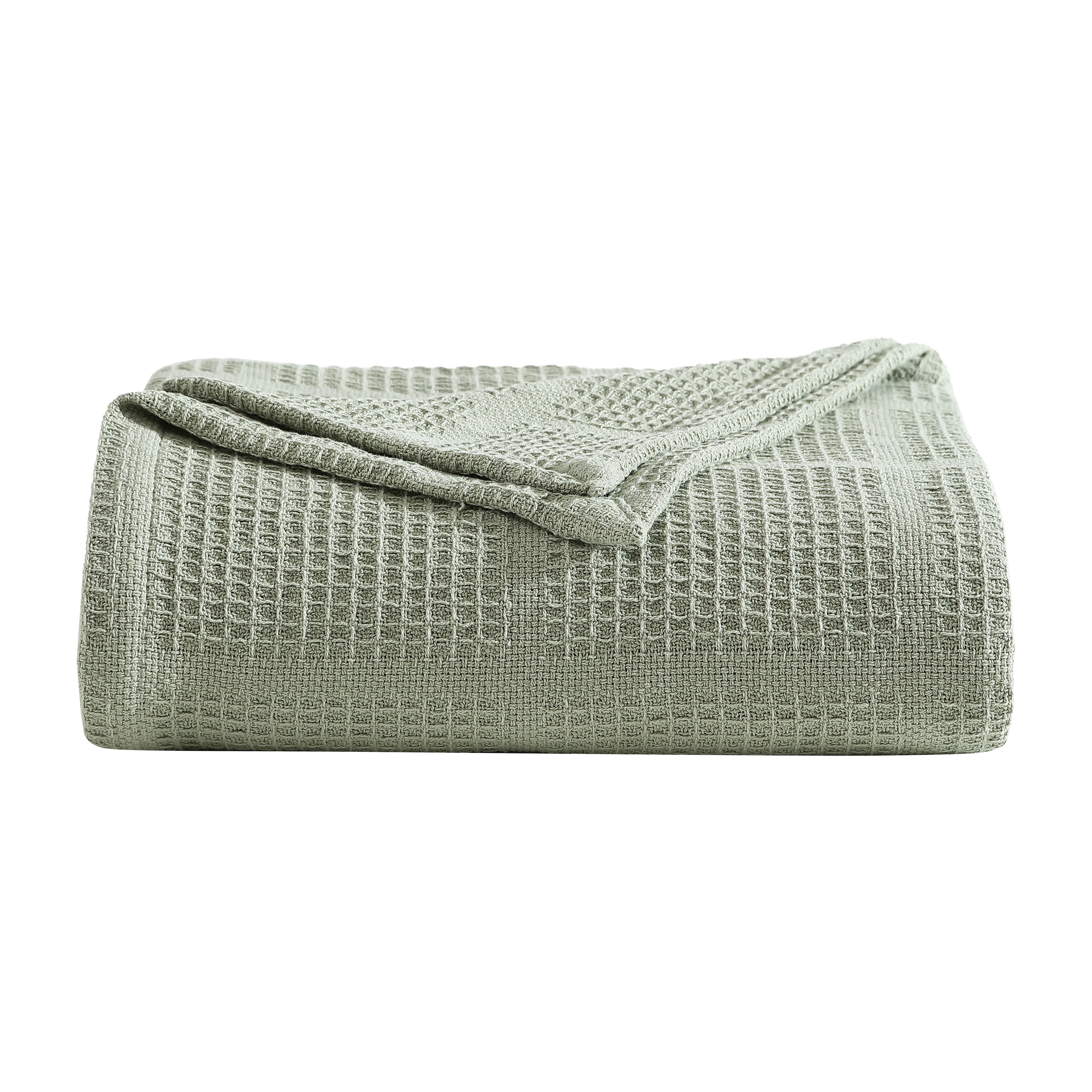 Kenneth Cole New York Waffle Grid Blanket