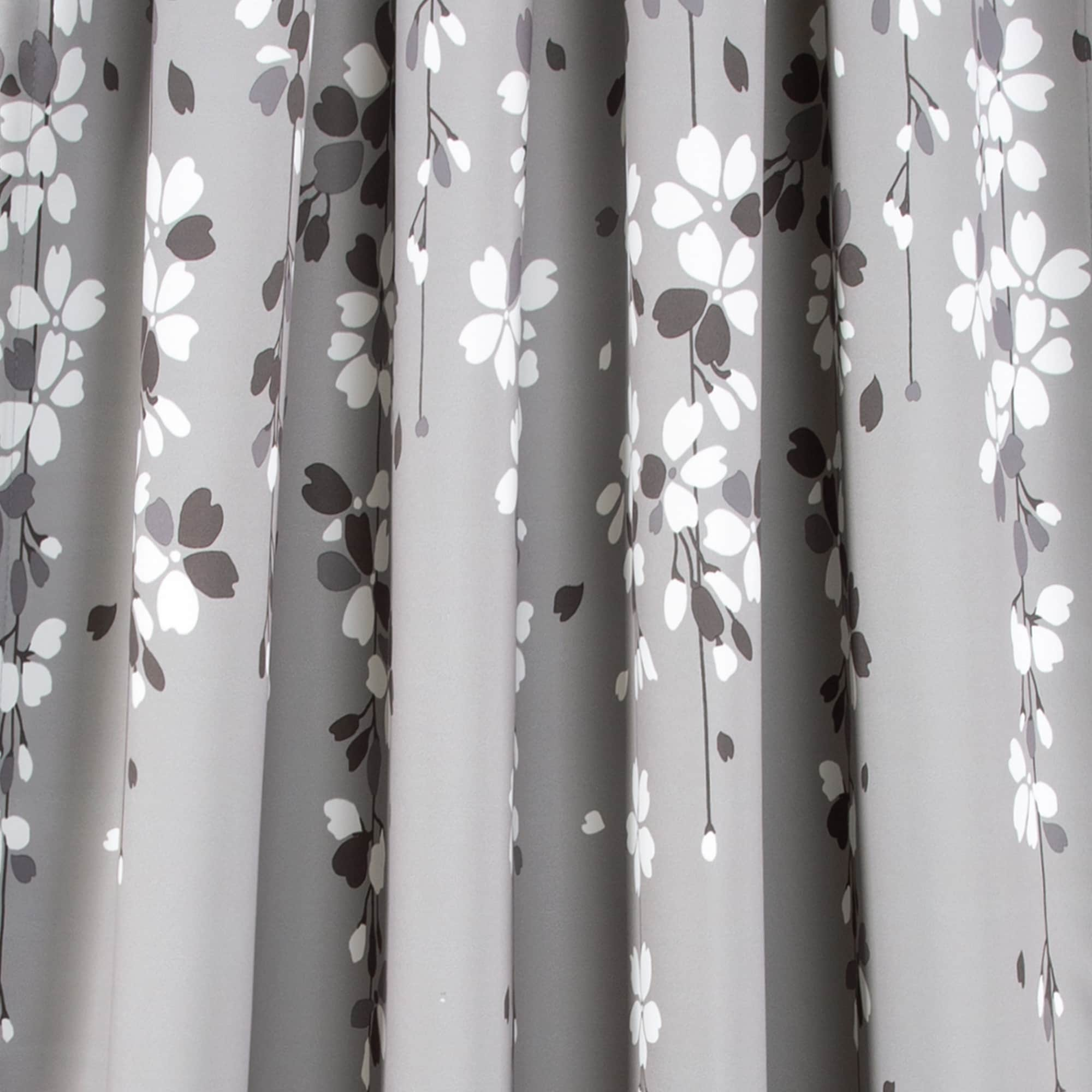 Lush Decor Weeping Flowers Room Darkening Curtain Panel Pair