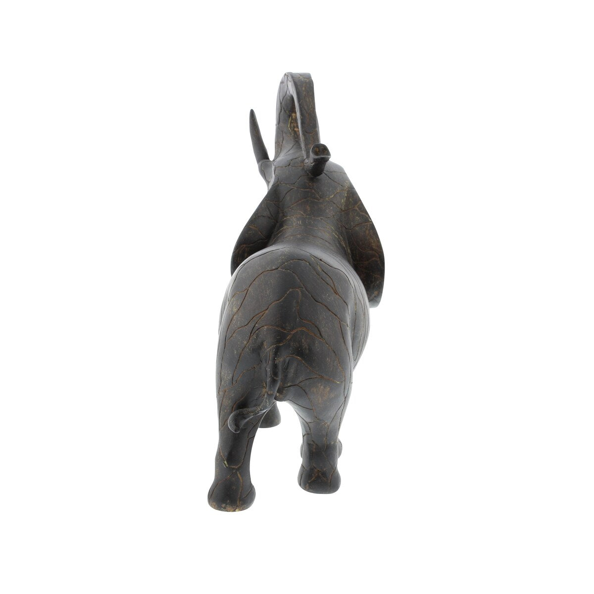 Polystone Elephant Decorative Sculpture - Gray - Roche River Decor