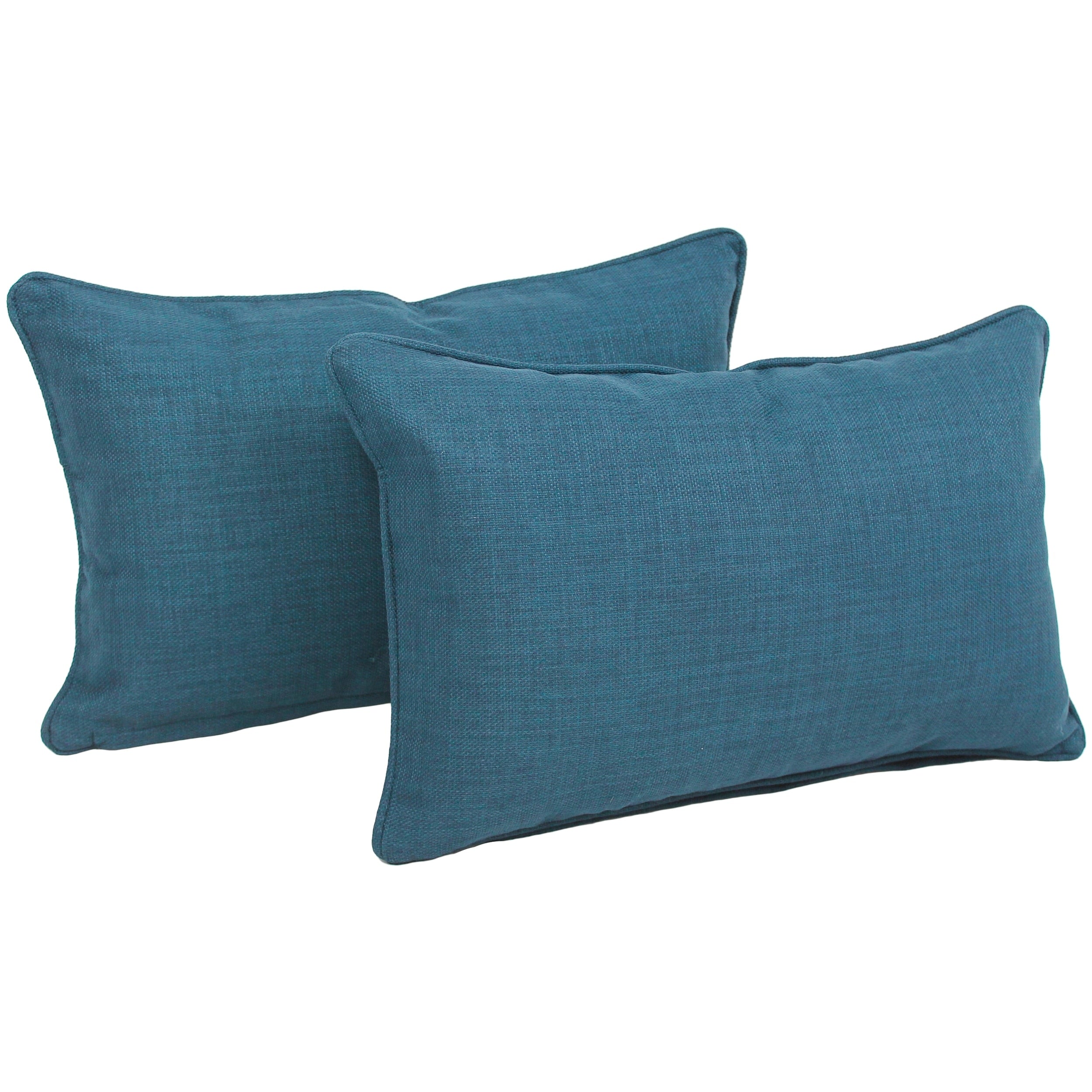 20-inch by 12-inch Indoor/Outdoor Lumbar Accent Throw Pillow (Set of 2)