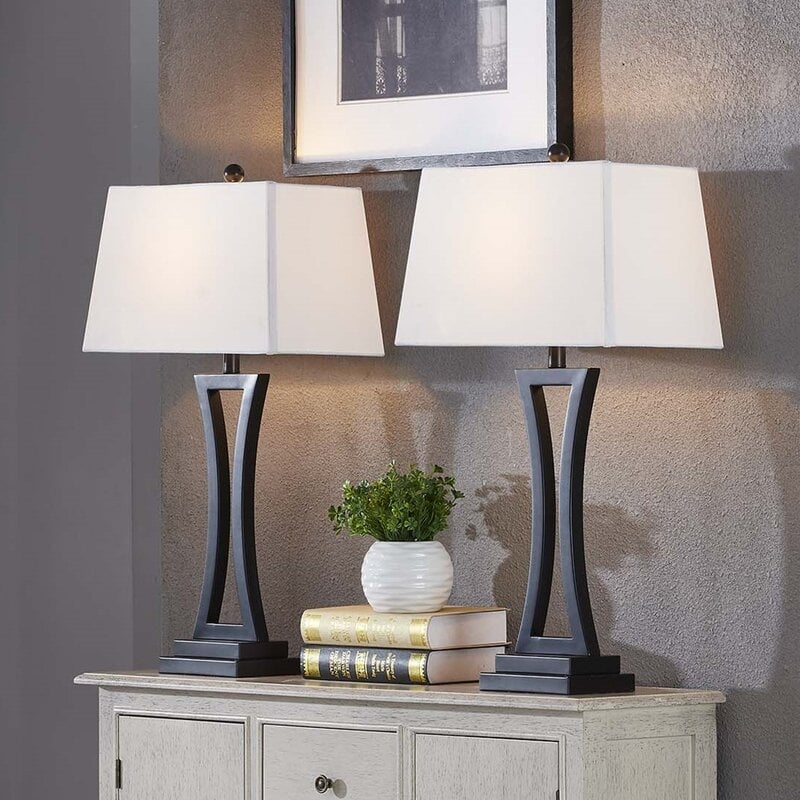 30.75 Bedside Table Lamp Set (Set of 2)