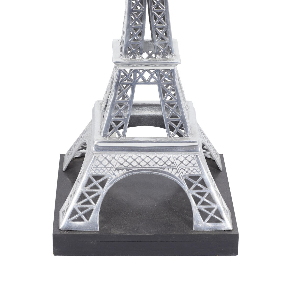 Aluminum Metal Eiffel Tower Decorative Sculpture - Silver - Roche River Decor