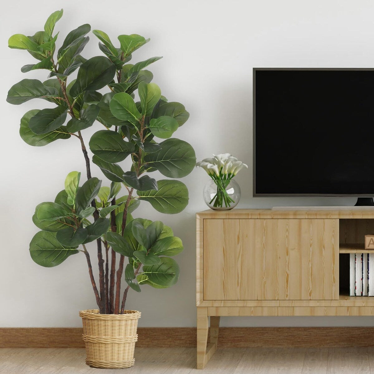 4 FT Artificial Fiddle Leaf Fig Tree - 4 FT