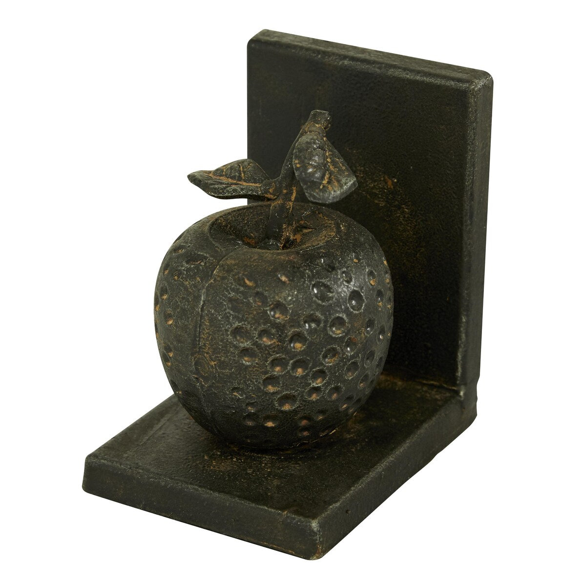 Metal Fruit Apple and Pear Decorative Bookends - Set of 2 Gray - Roche River Decor